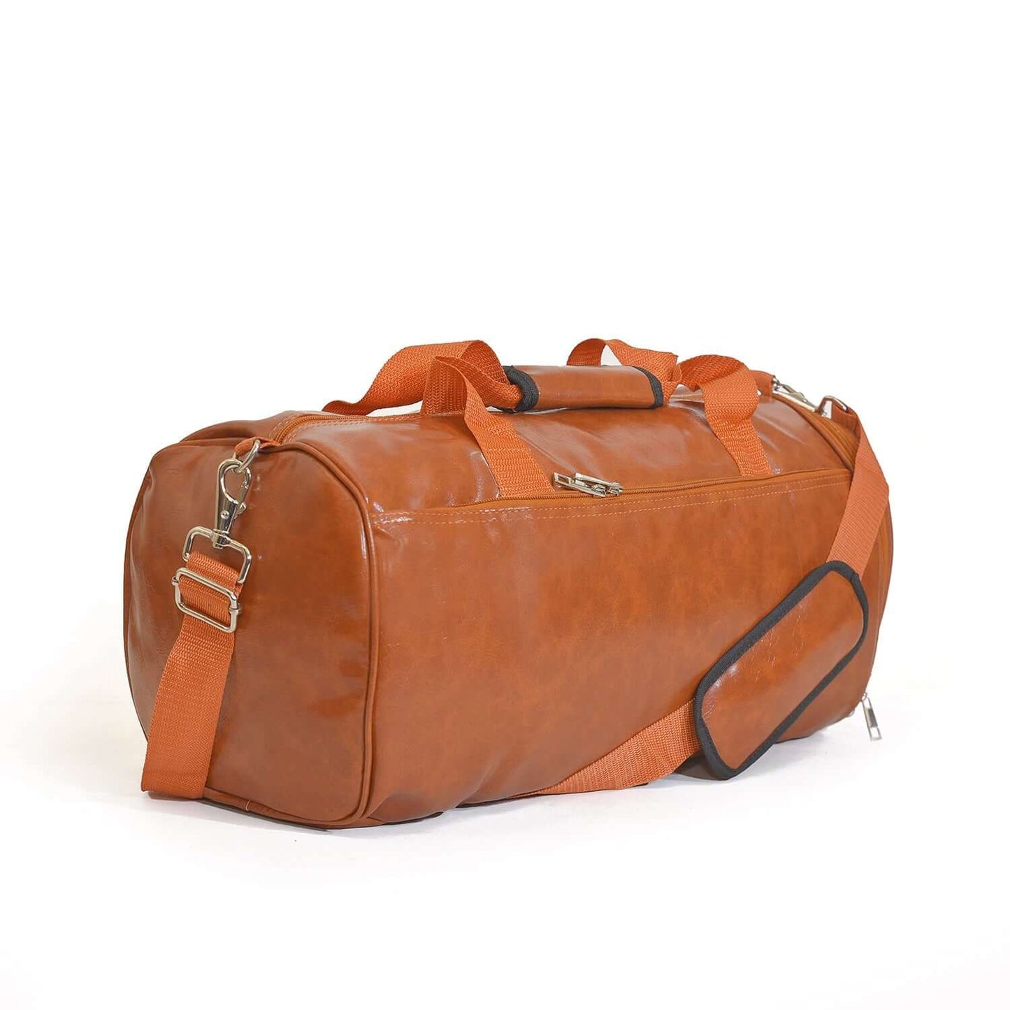 Bag It Zorro Duffel Bag - Brown Vegan Leather Travel Bag
