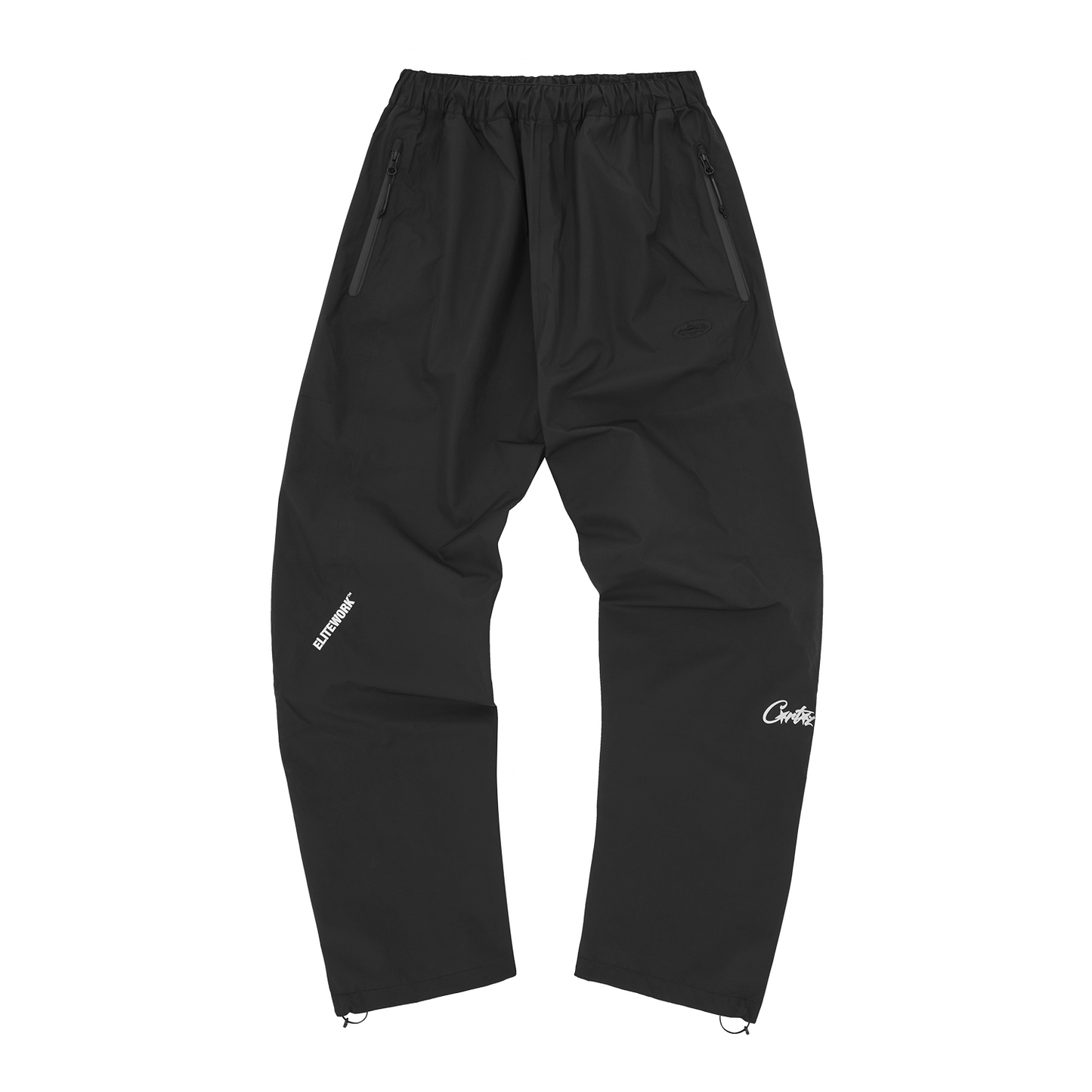 Corteiz Elitework Shell Pants – Black