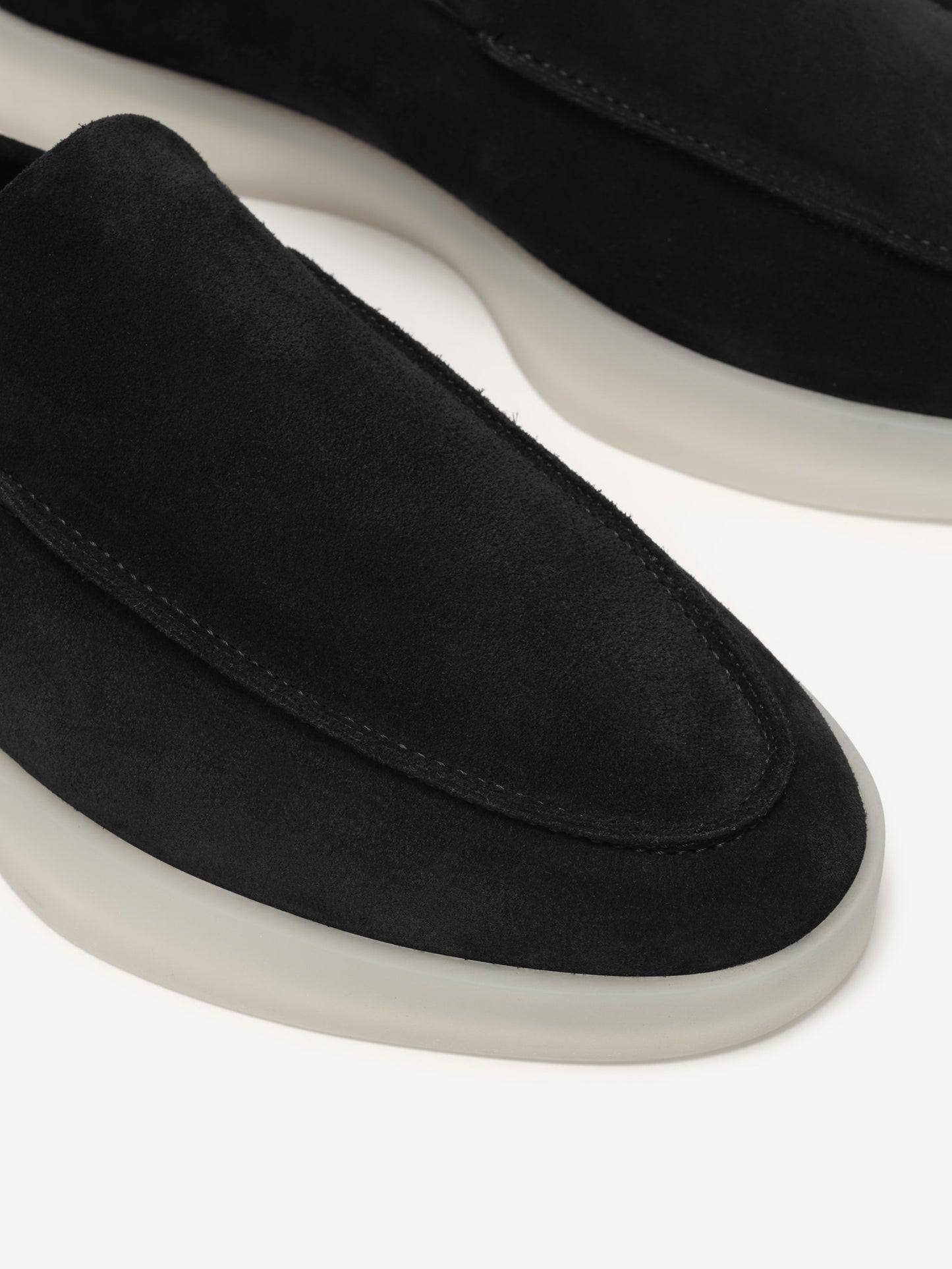Fear of God Casual Suede Loafer – Black, Men's Slip-On Shoe