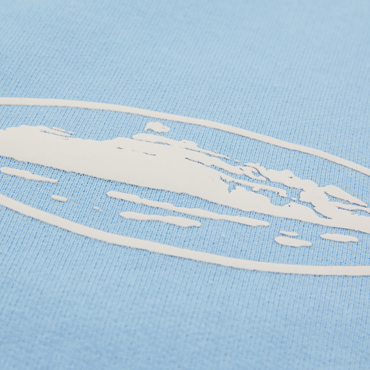 Corteiz Island Puff Print Sweatpants – Baby Blue