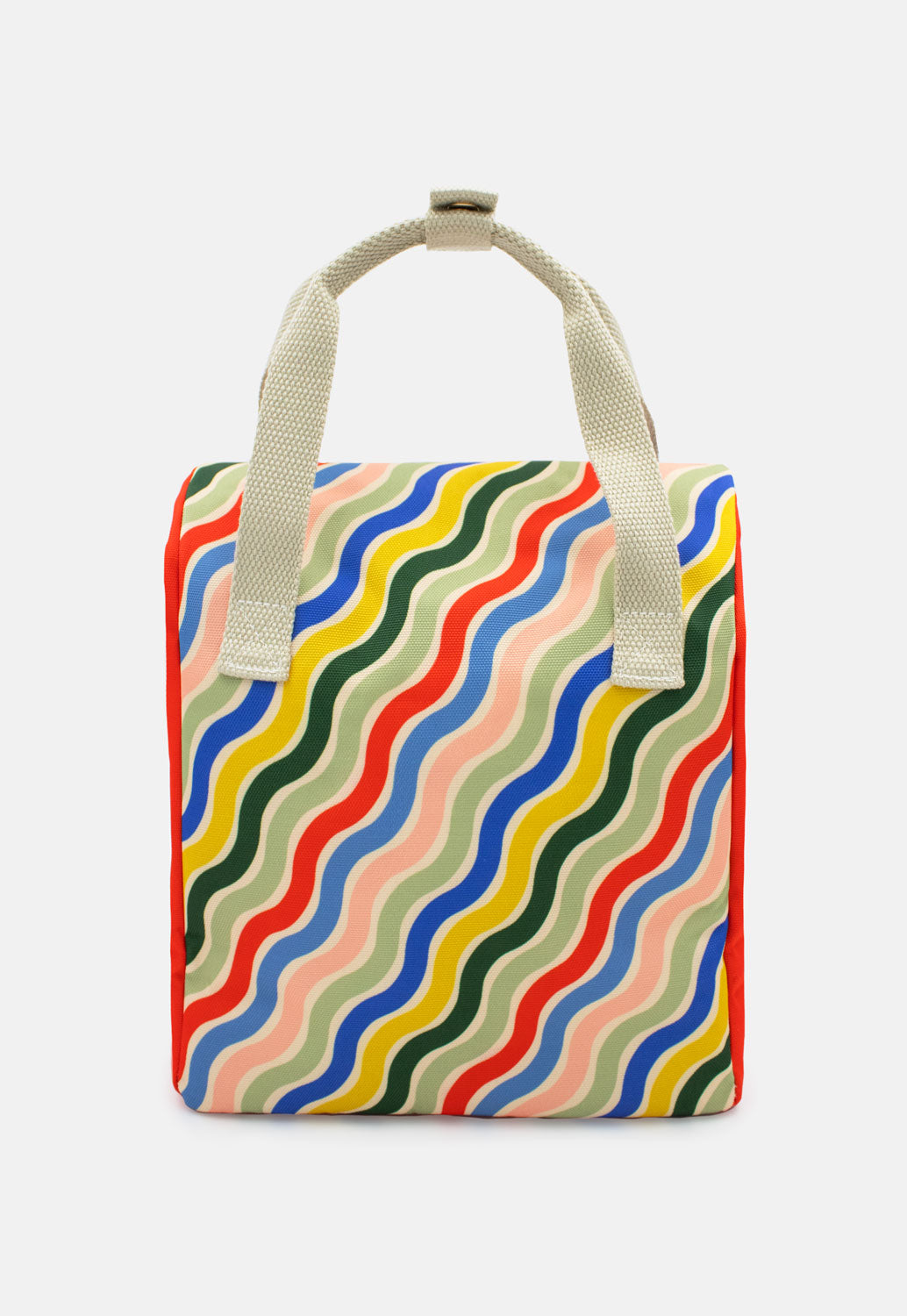 Bag It Rainbow Waves Lunch Bag – Insulated Recycled Fabric