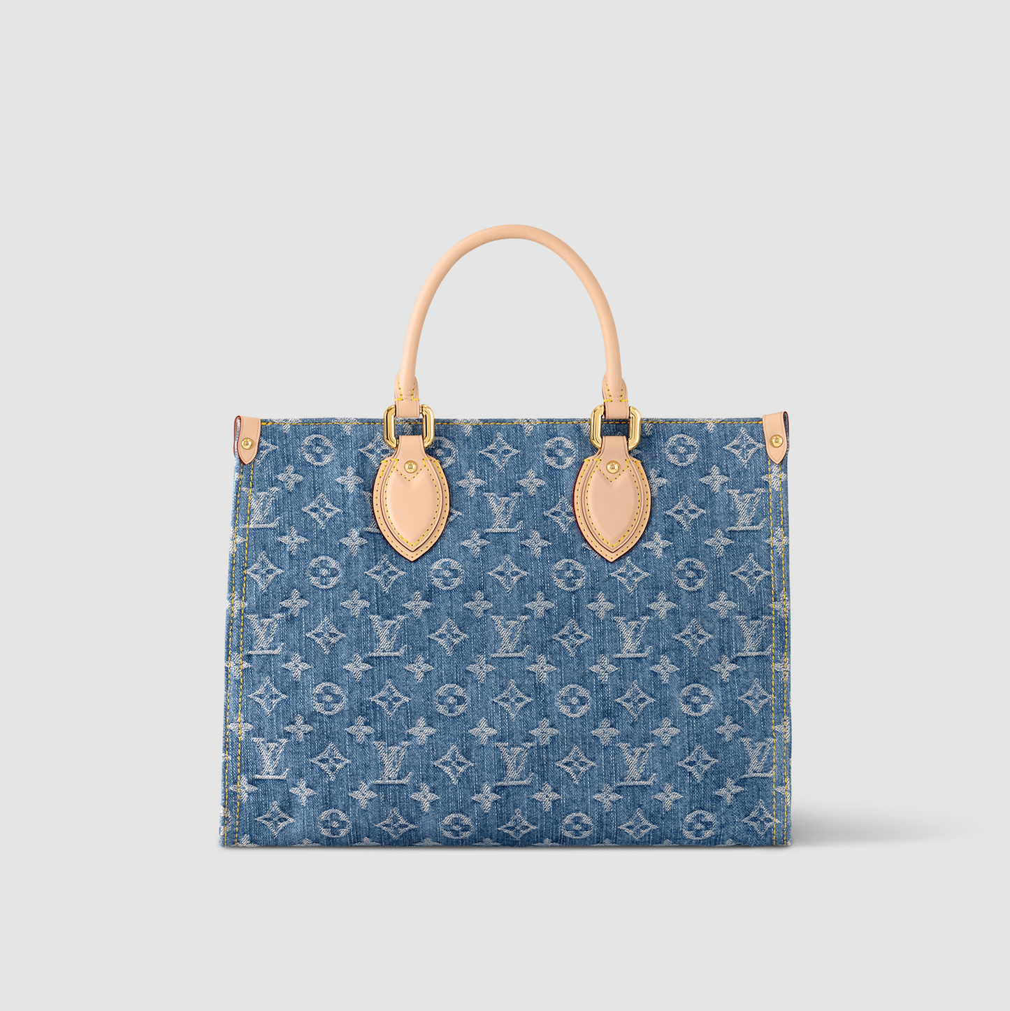 Louis Vuitton OnTheGo MM Monogram Denim Canvas Tote Bag M46871