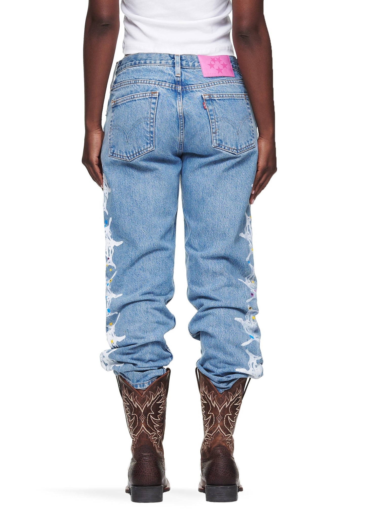Sp5der Vintage Web Denim
