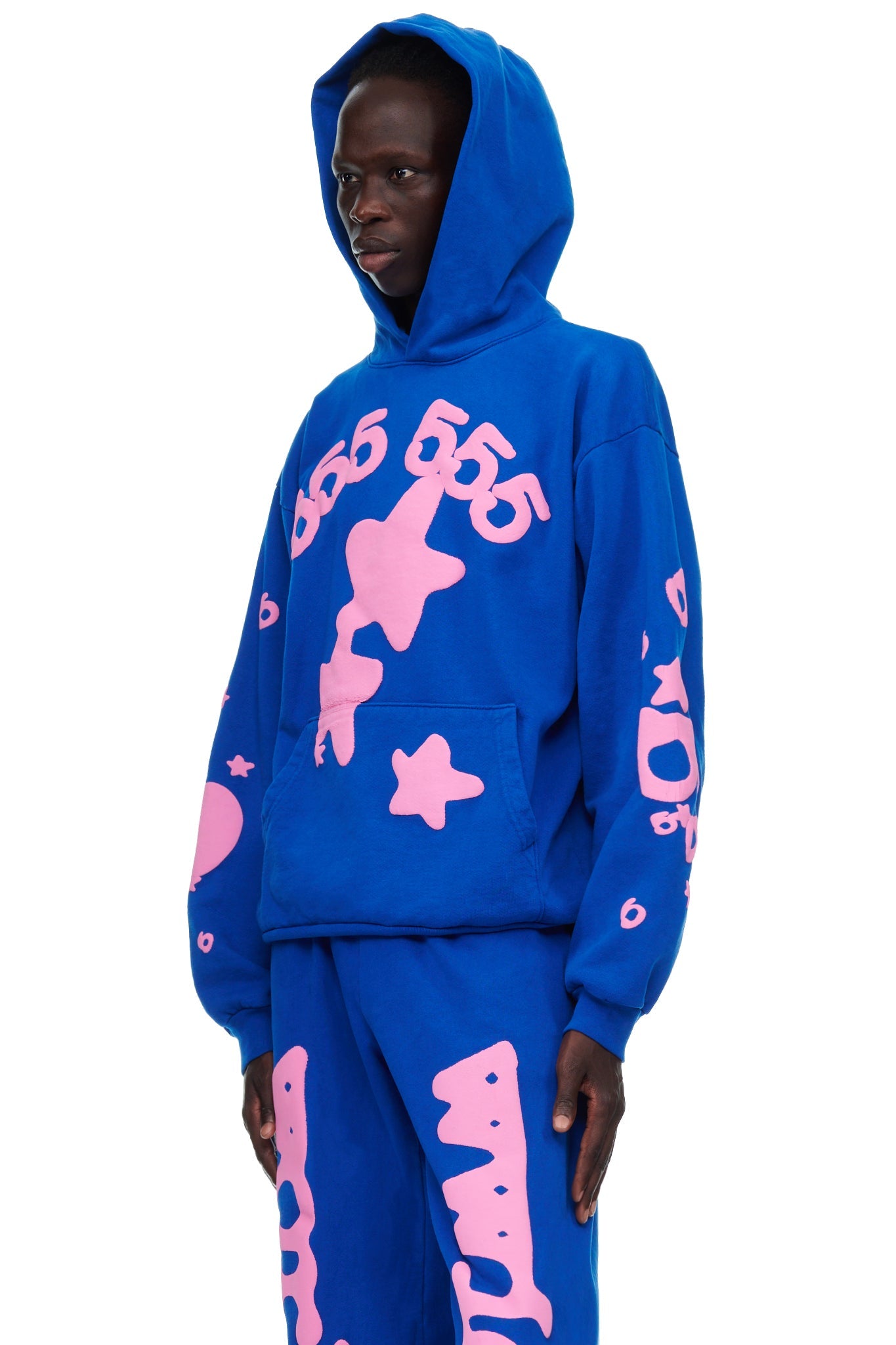 SP5DER Beluga Hoodie – Blue - Detail View 5