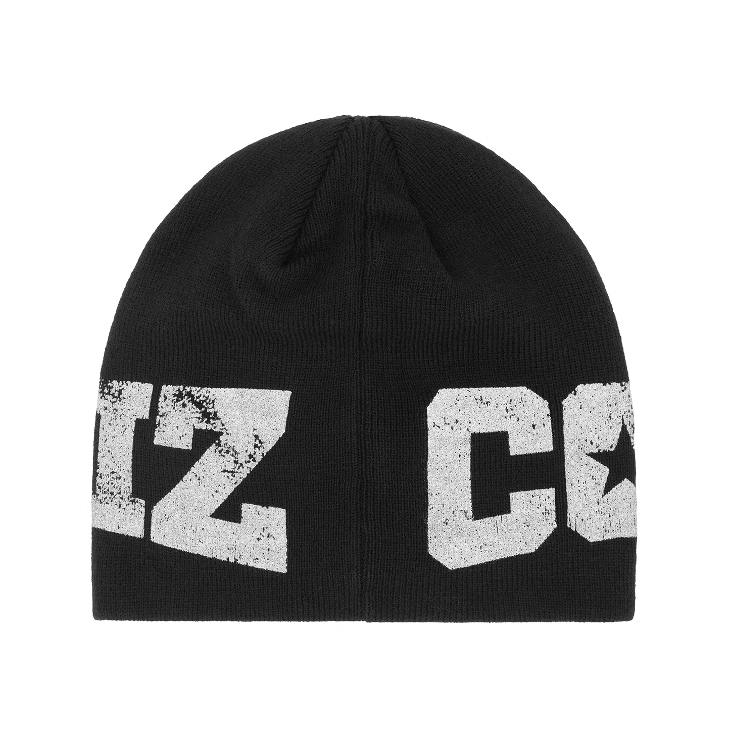 Corteiz Star Skully Beanie - Black