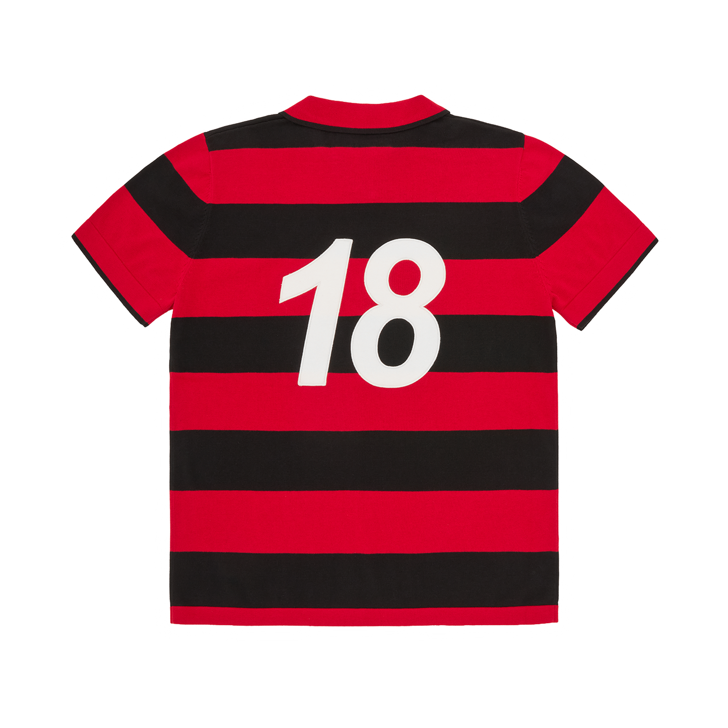 Corteiz Striped Knit Jersey - Red
