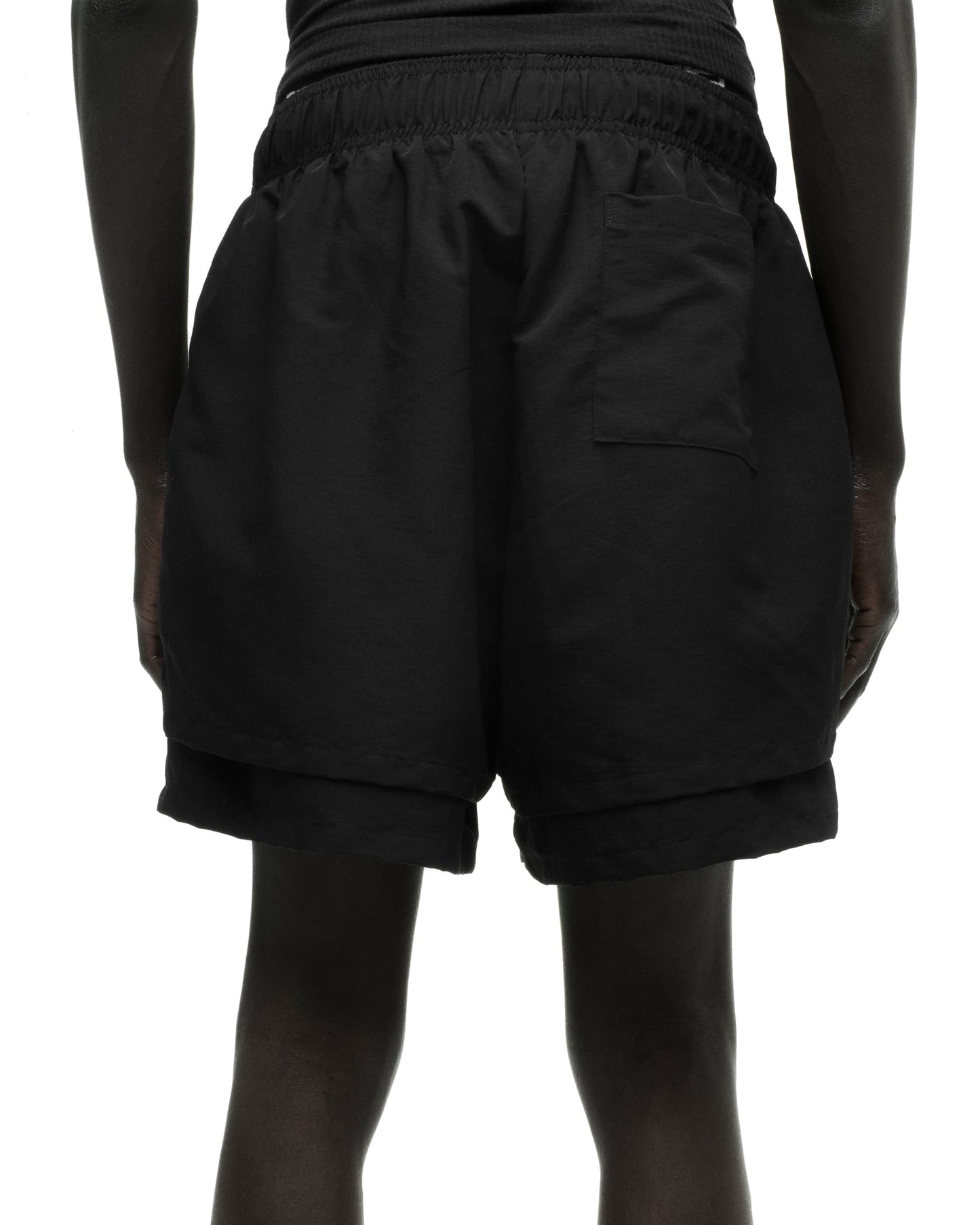 SP5DER VAA Double Layer Short in Black