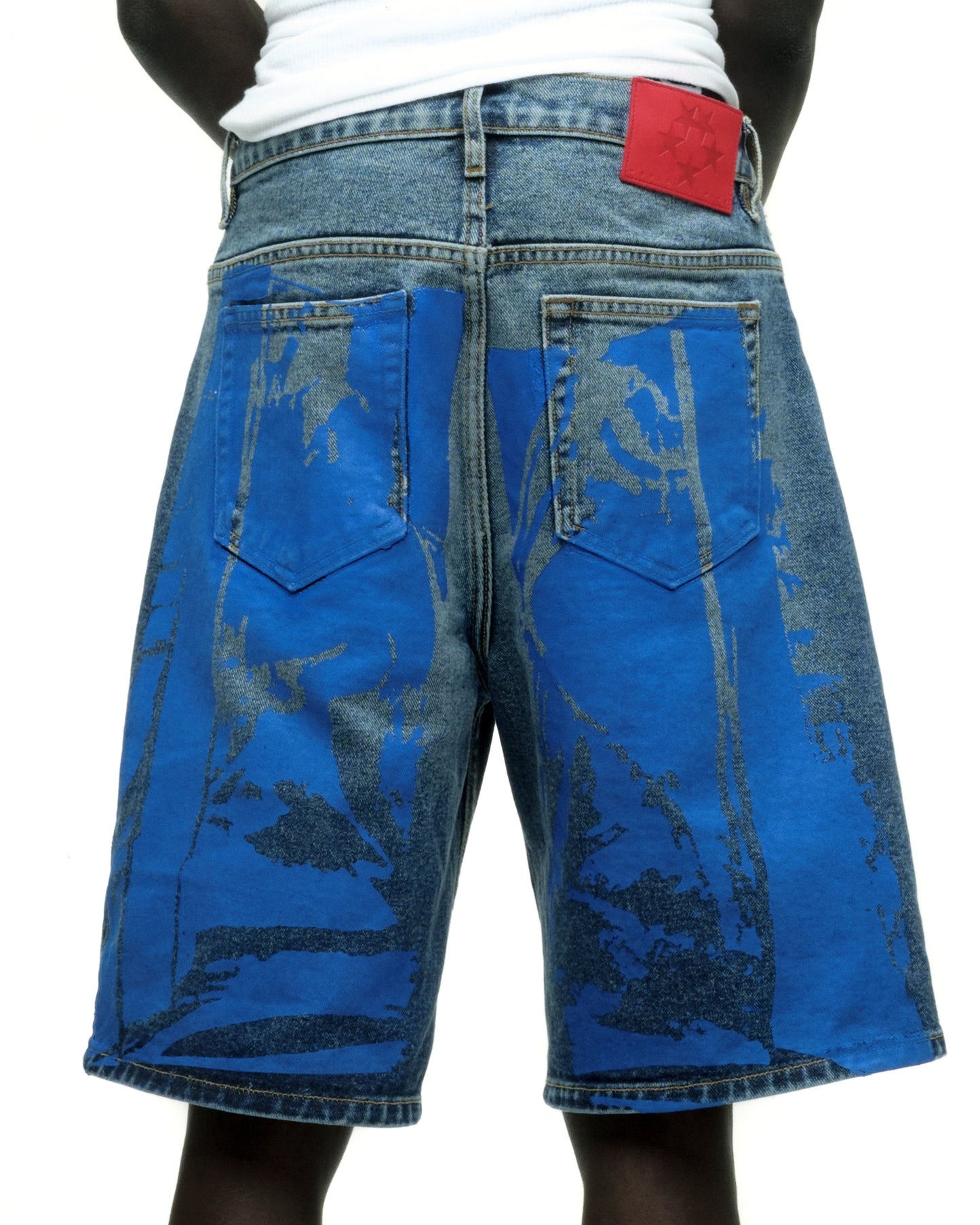 SP5DER Moto GT Denim Short in Indigo