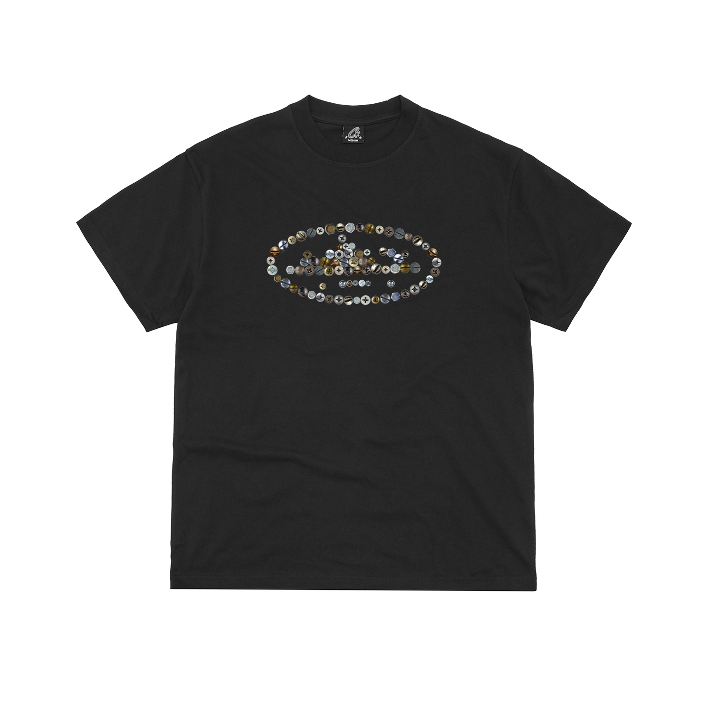 Corteiz Screws Island Graphic Tee - Black
