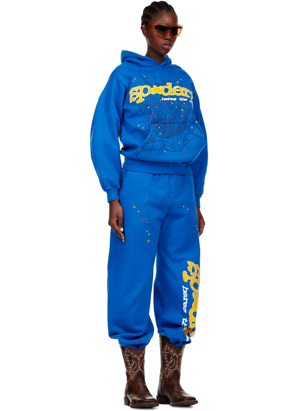 SP5DER Hoodie – TC Blue - Detail View 6