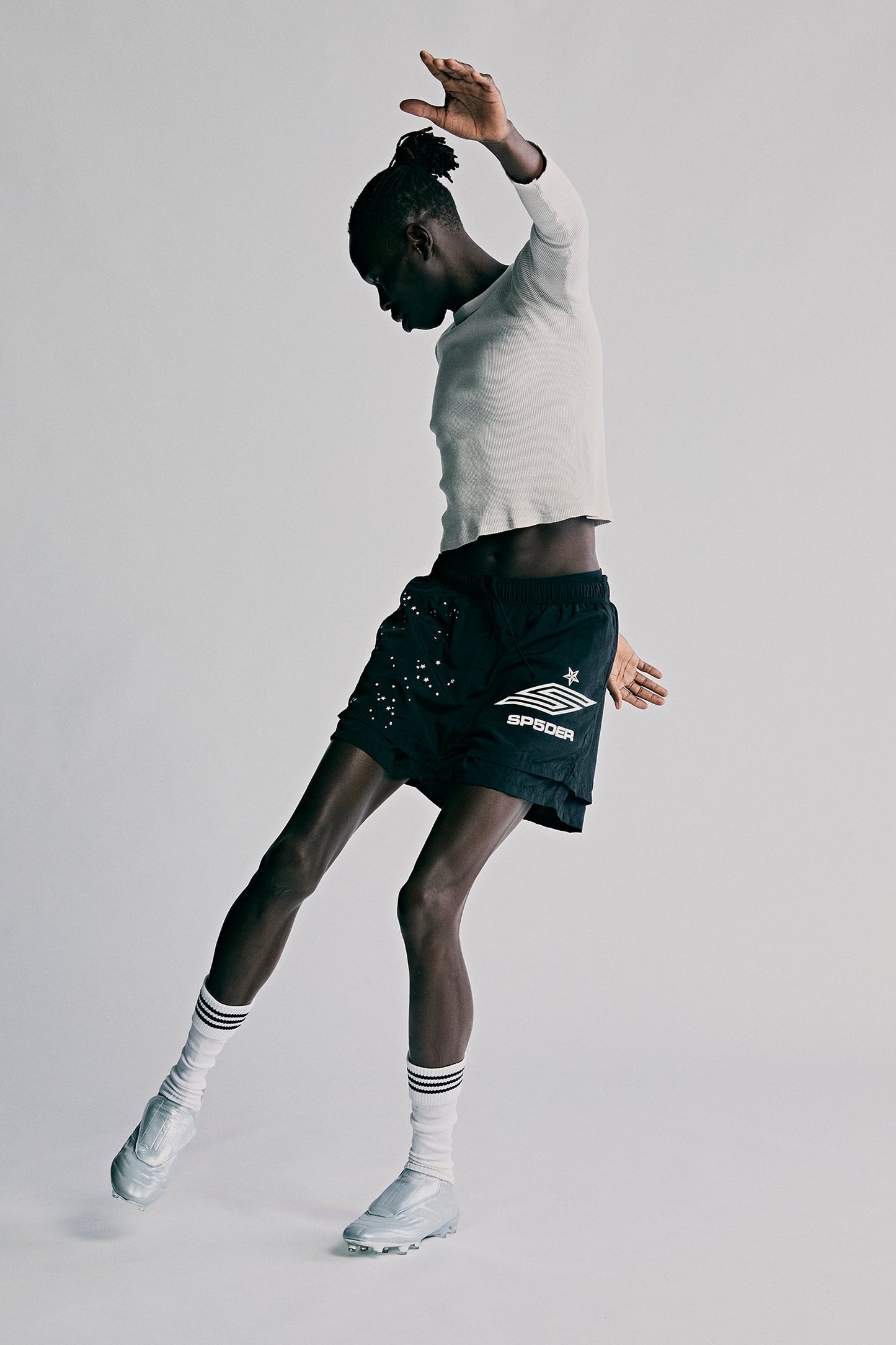 SP5DER Pro Double Layer Short in Black