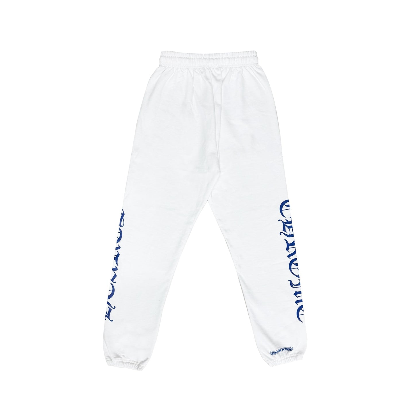 Chrome Hearts White Horseshoe Blue Script Sweatpants