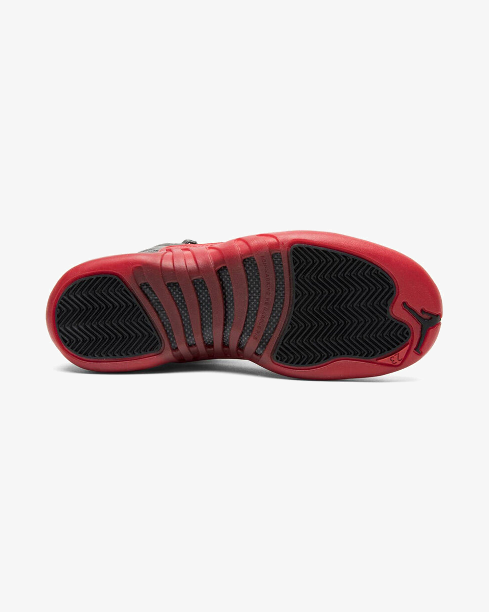 Air Jordan 12 Retro Flu Game GS sneaker, back heel view