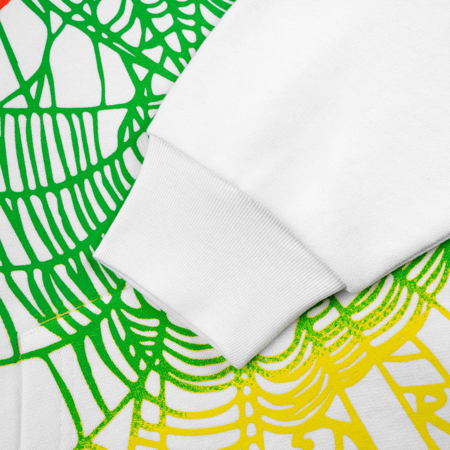 SP5DER OG Web V2 Gradient Hoodie – White - Detail View 2