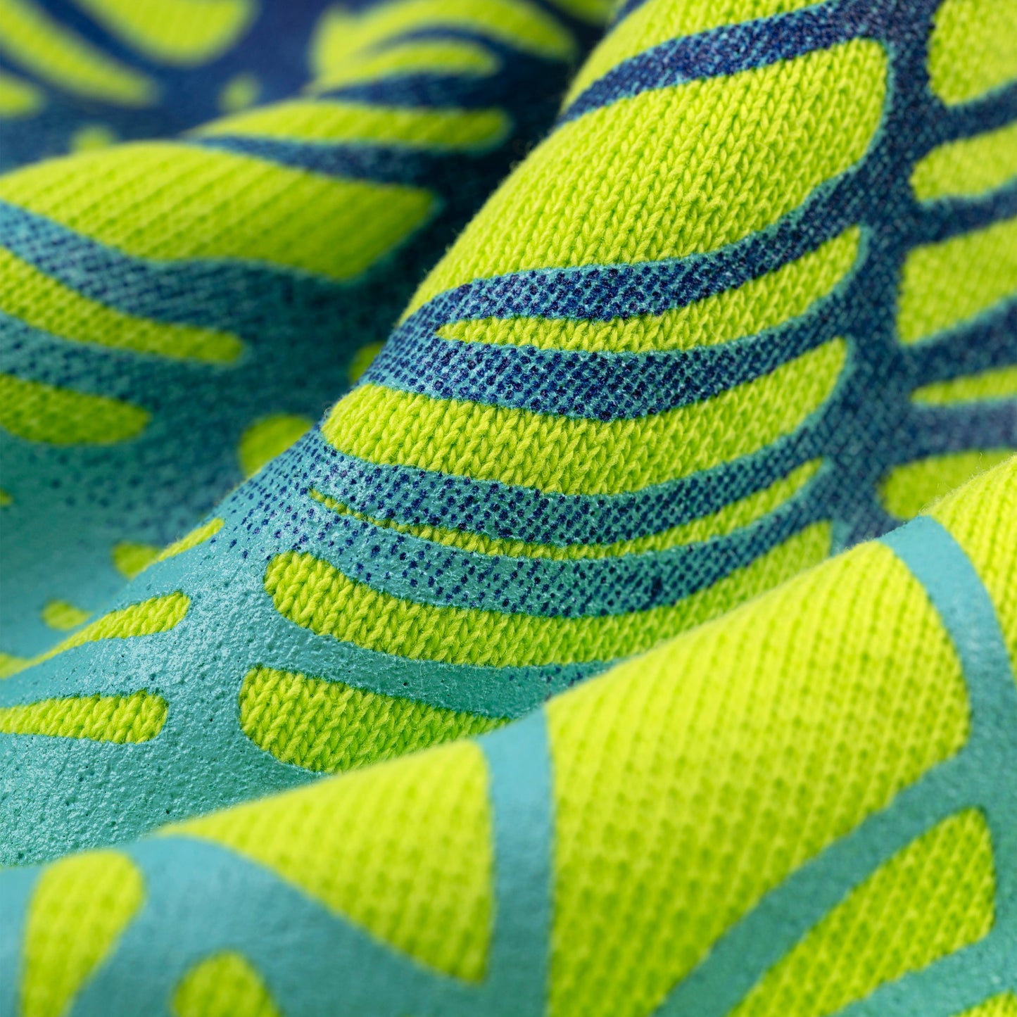 SP5DER OG Web V2 Gradient Hoodie - Acid Green - Detail View 4