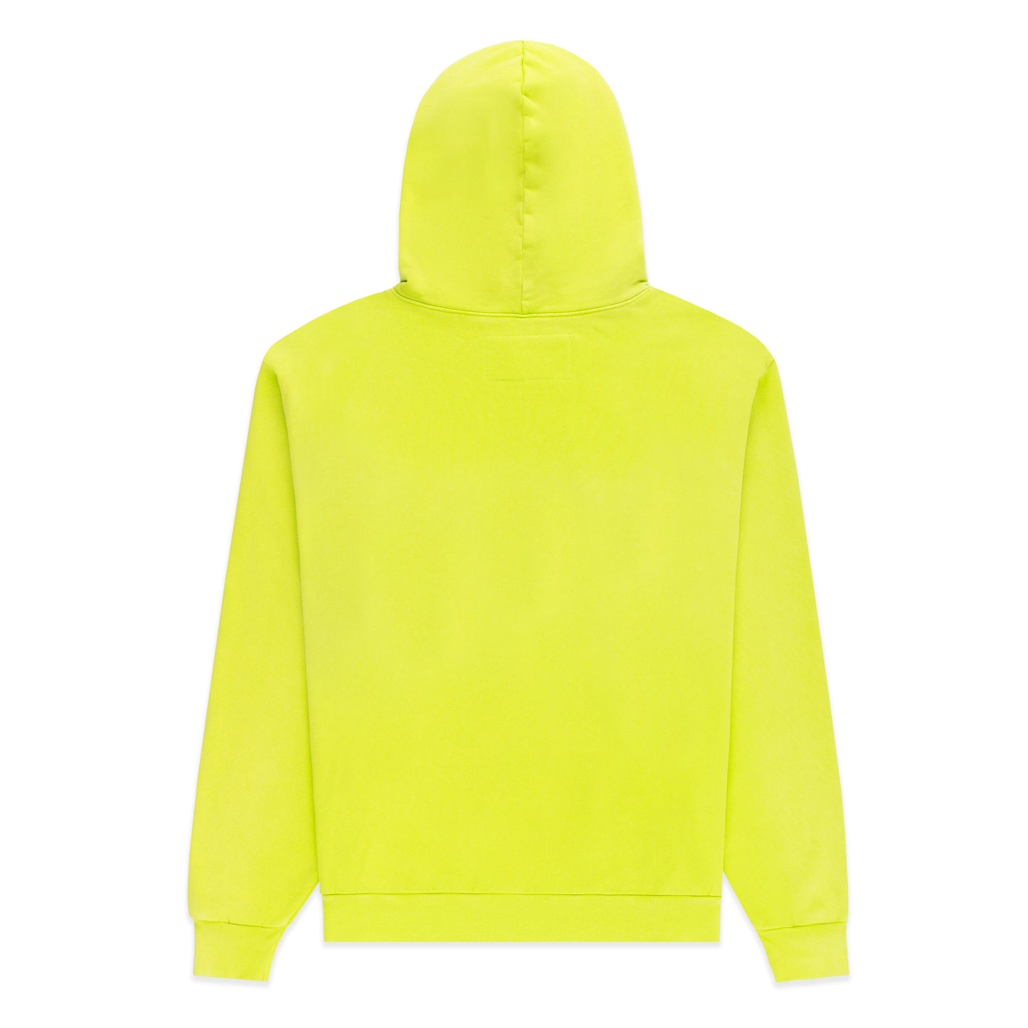 SP5DER OG Web V2 Gradient Hoodie - Acid Green - Back View