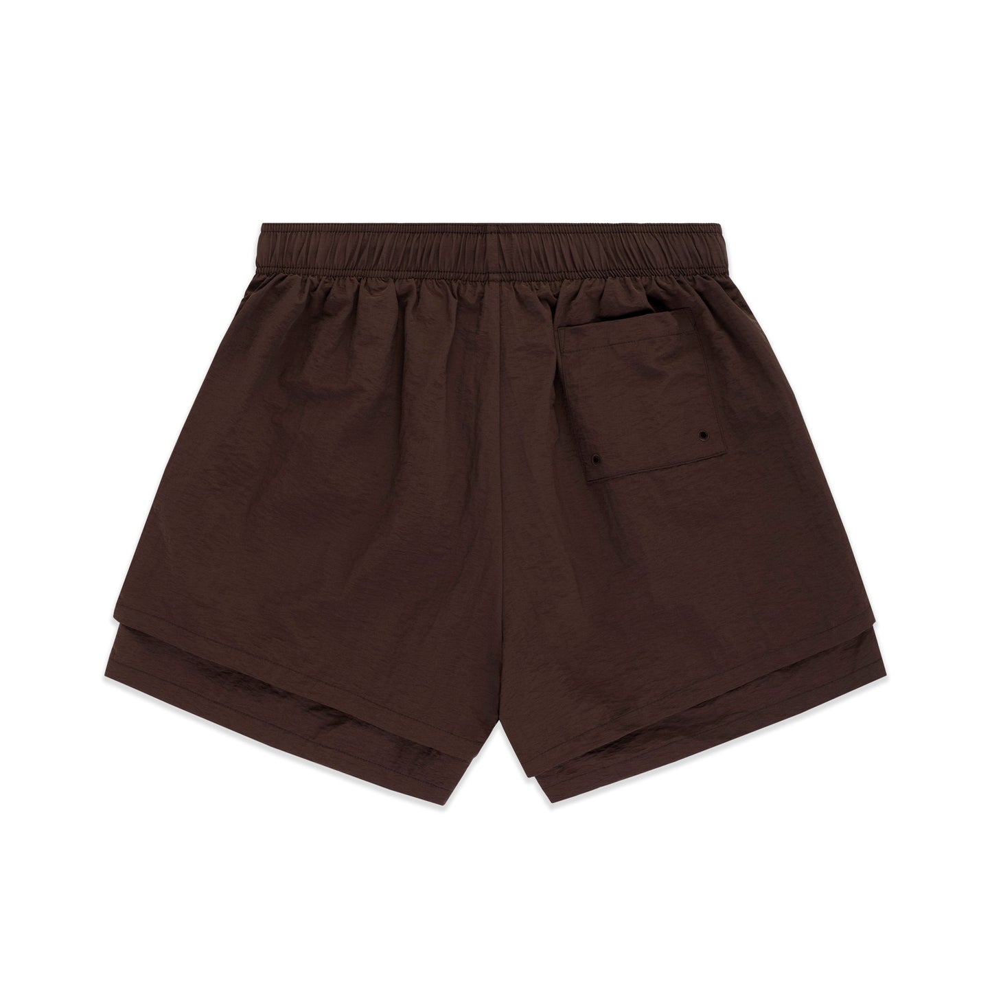 SP5DER OG Web Double Layer Short in Brown