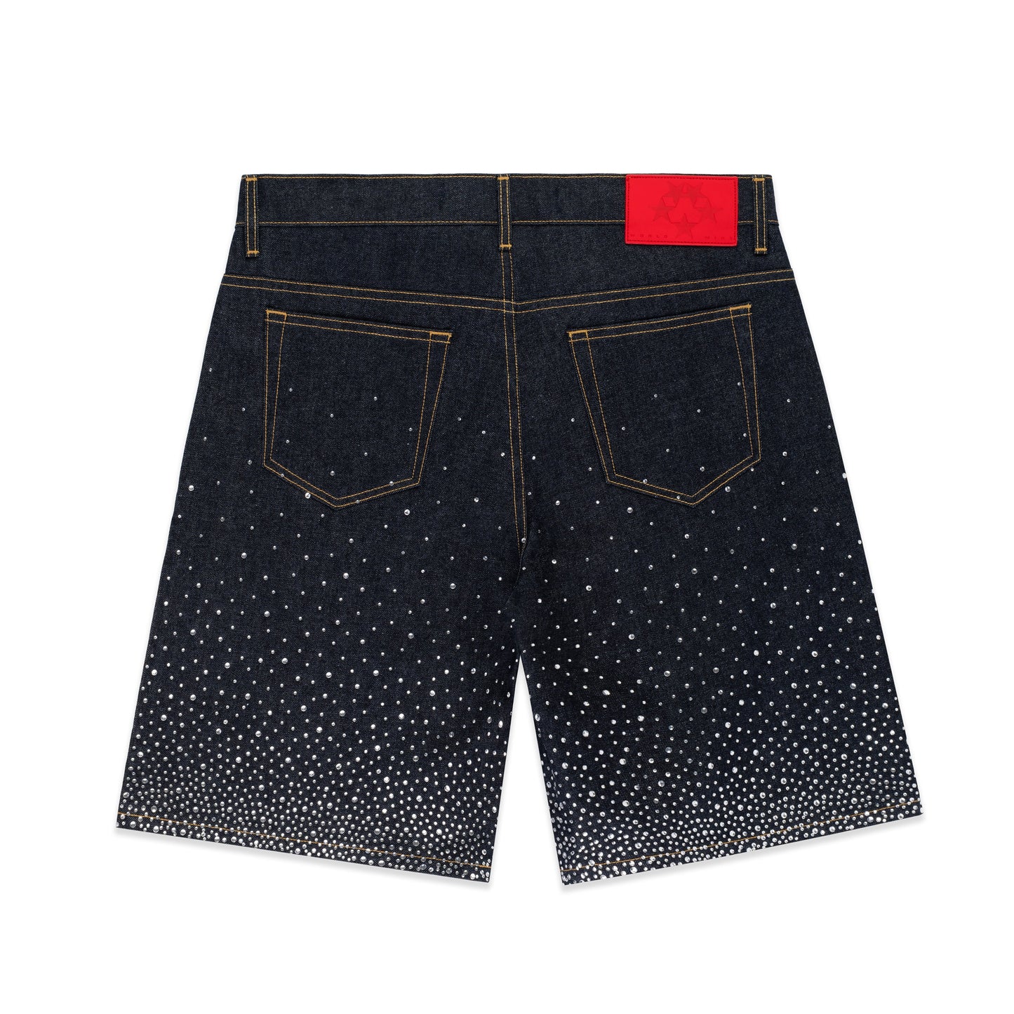 SP5DER Star Dust Denim Short in Indigo
