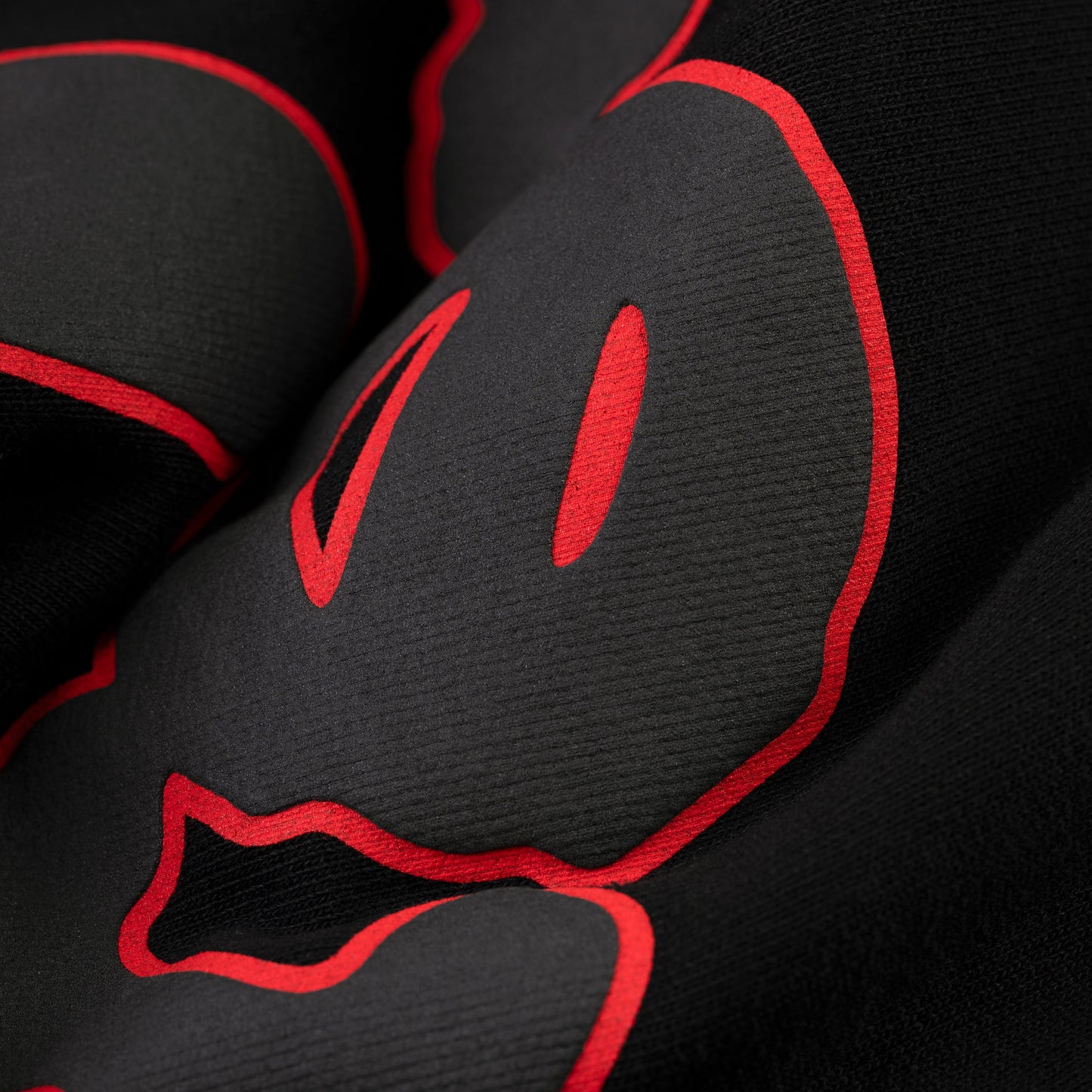 SP5DER Beluga Outline Hoodie – Black - Detail View 5