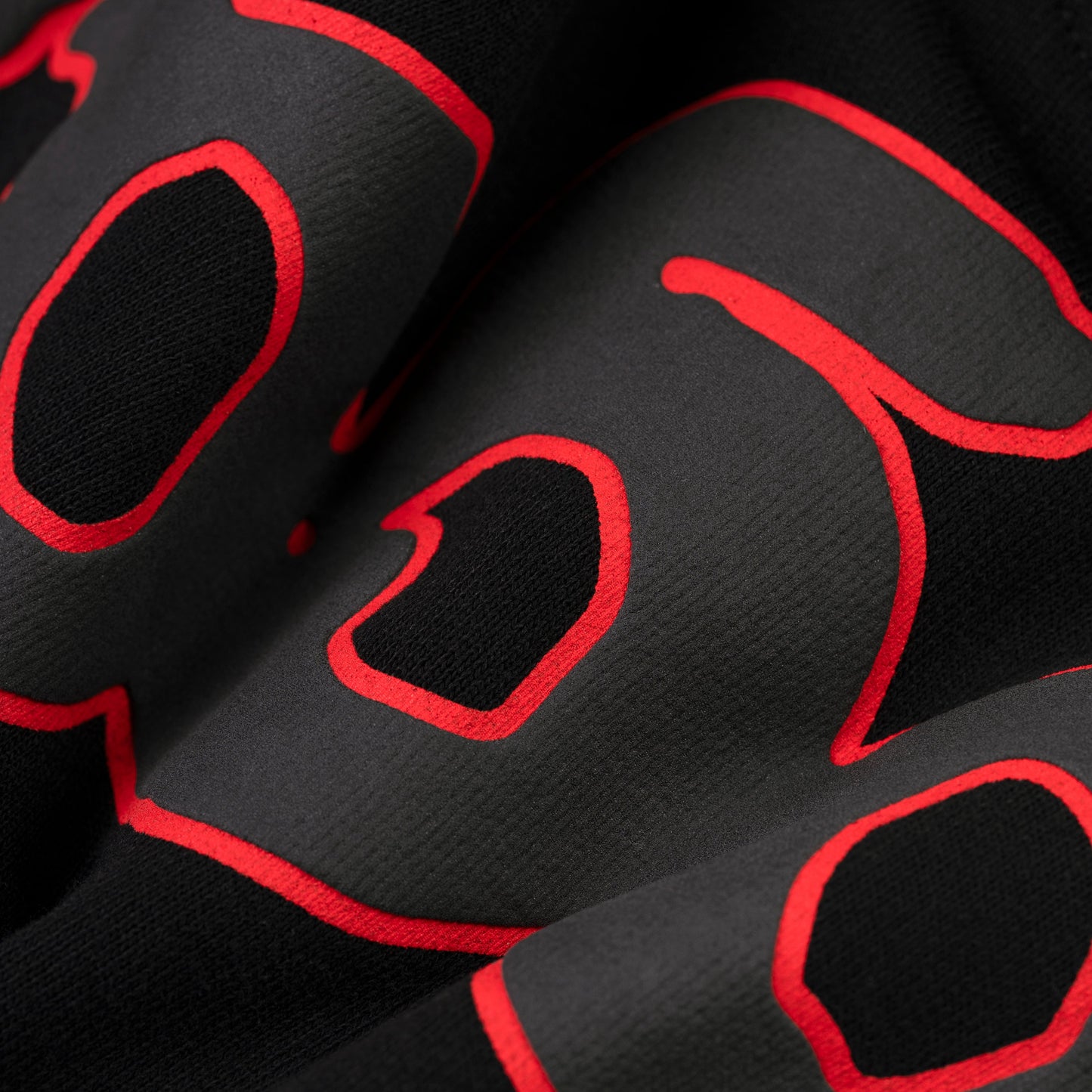 SP5DER Beluga Outline Hoodie – Black - Detail View 6
