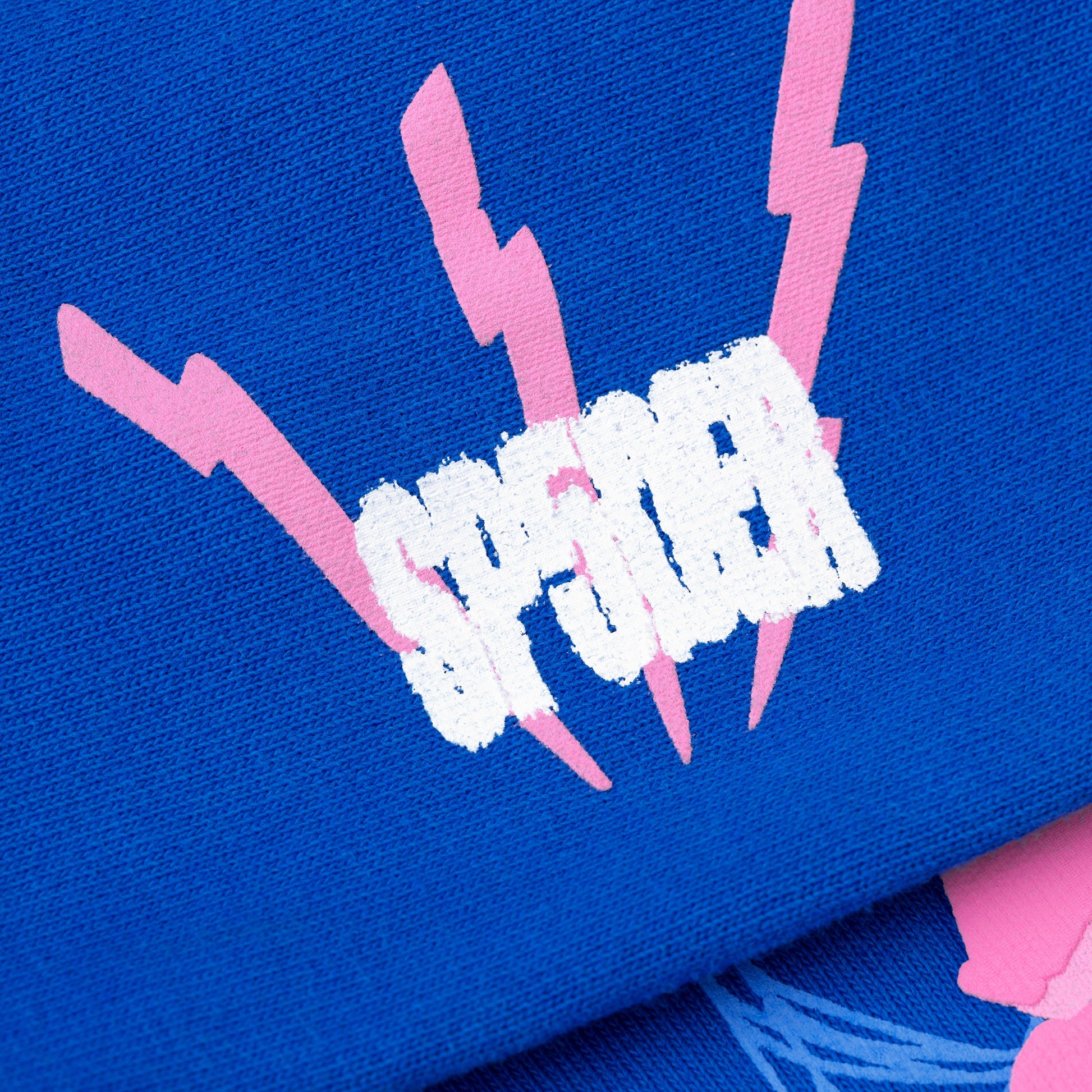 SP5DER Angel Number Hoodie – Blue - Detail View 8