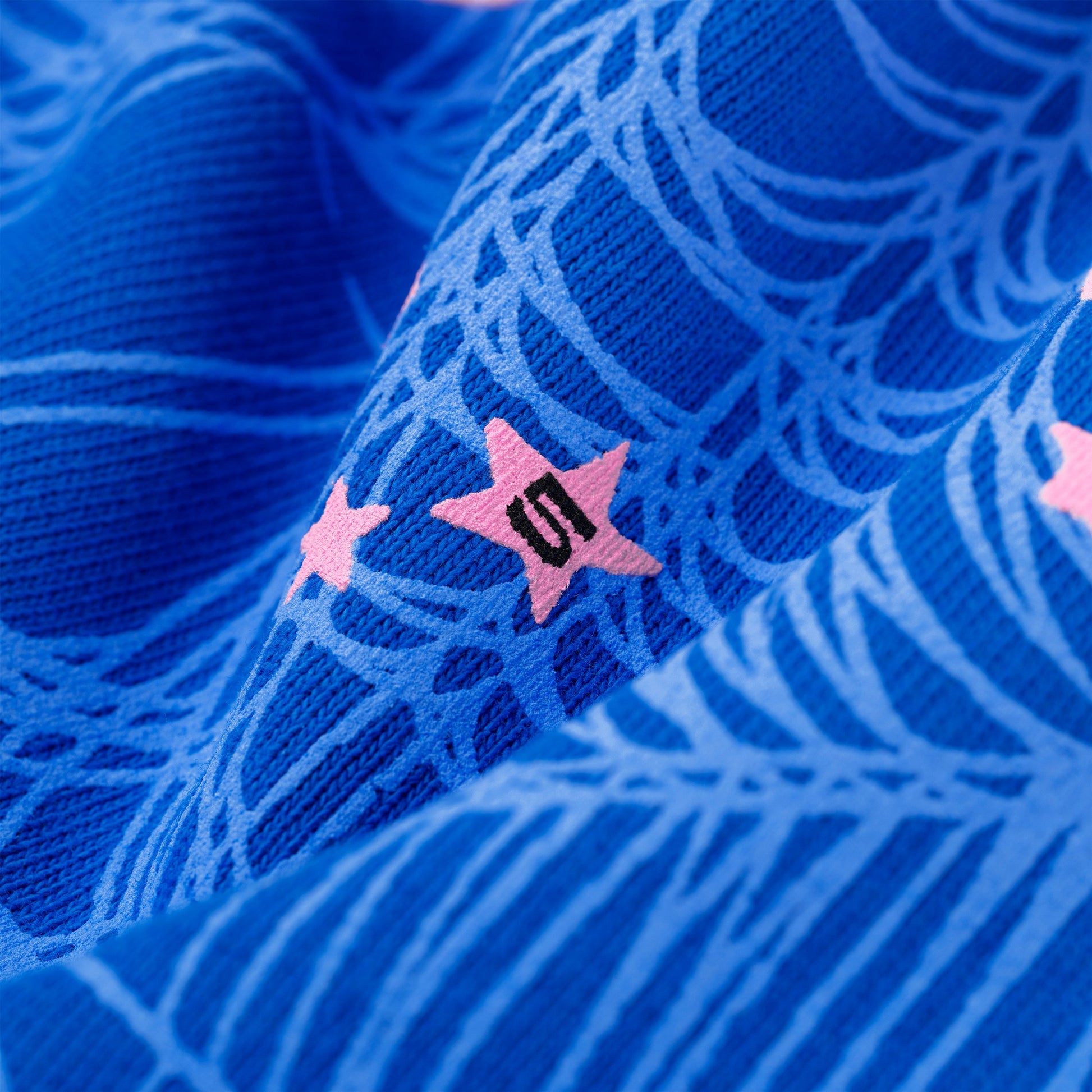 SP5DER Angel Number Hoodie – Blue - Detail View 2