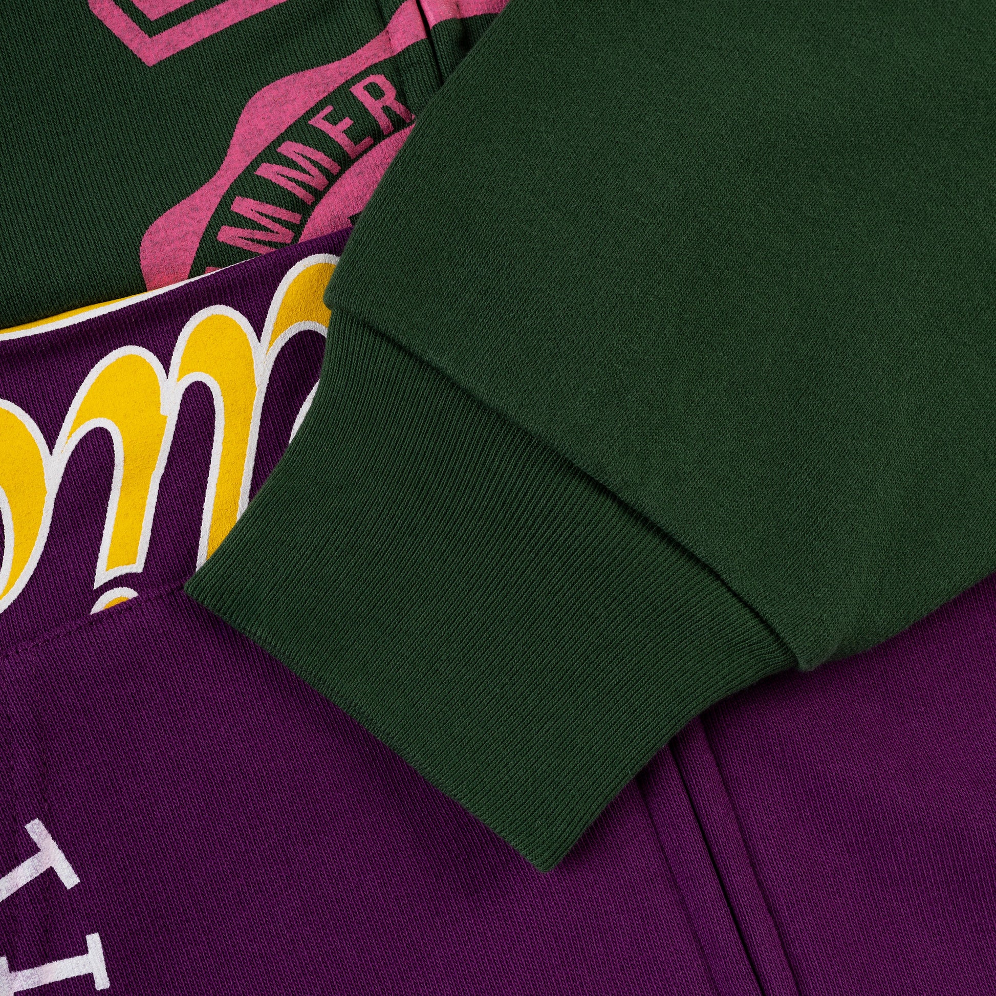 SP5DER Campers Field Full-Zip Hoodie – Green - Detail View 2