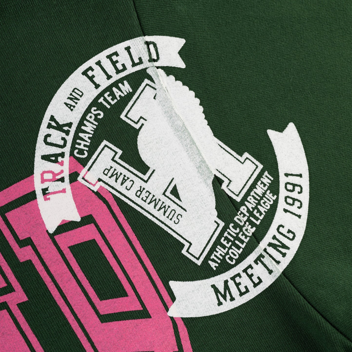 SP5DER Campers Field Full-Zip Hoodie – Green - Detail View 5