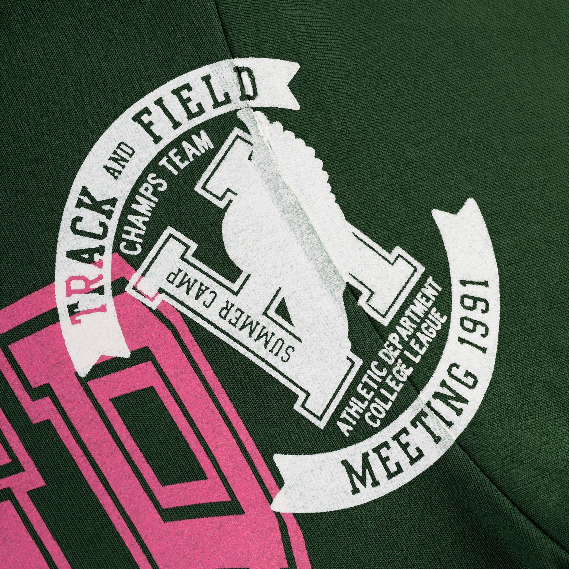 SP5DER Campers Field Full-Zip Hoodie – Green - Detail View 5
