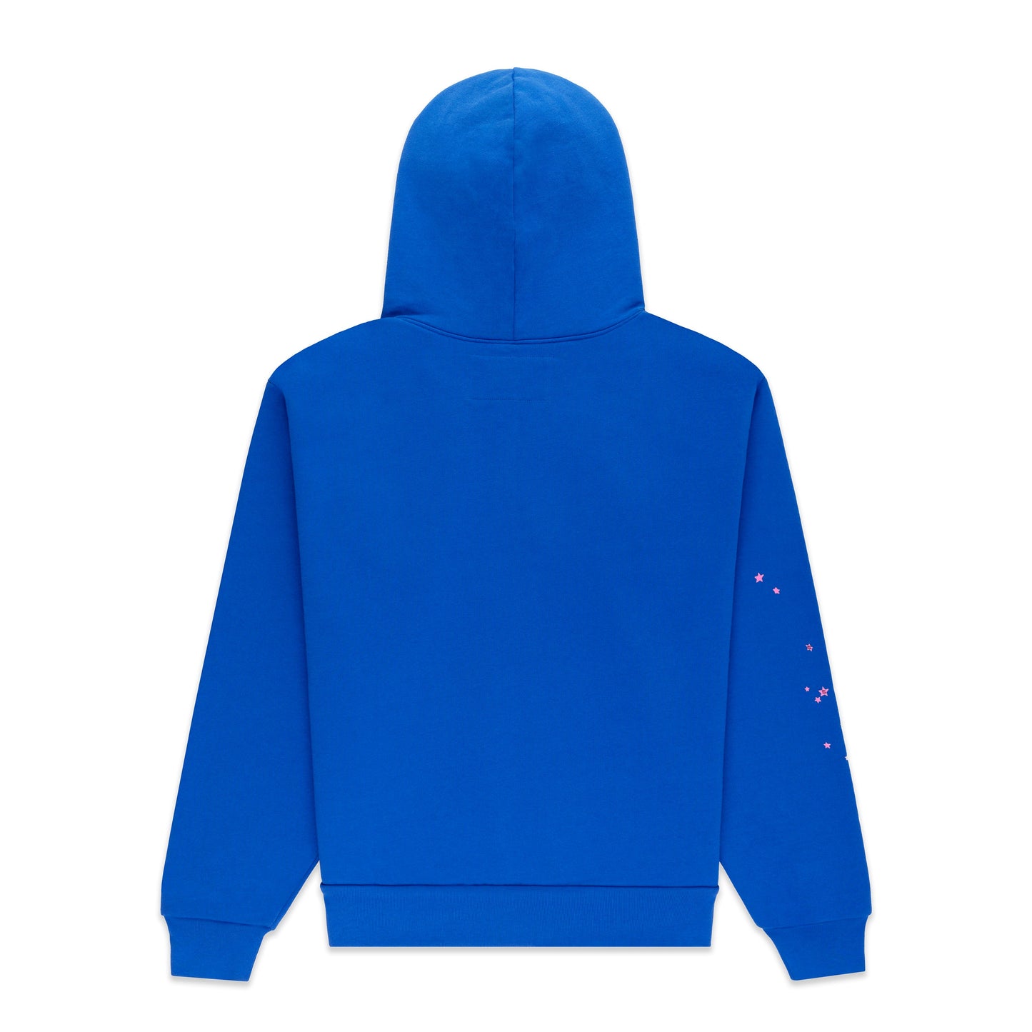 SP5DER Angel Number Hoodie – Blue - Back View