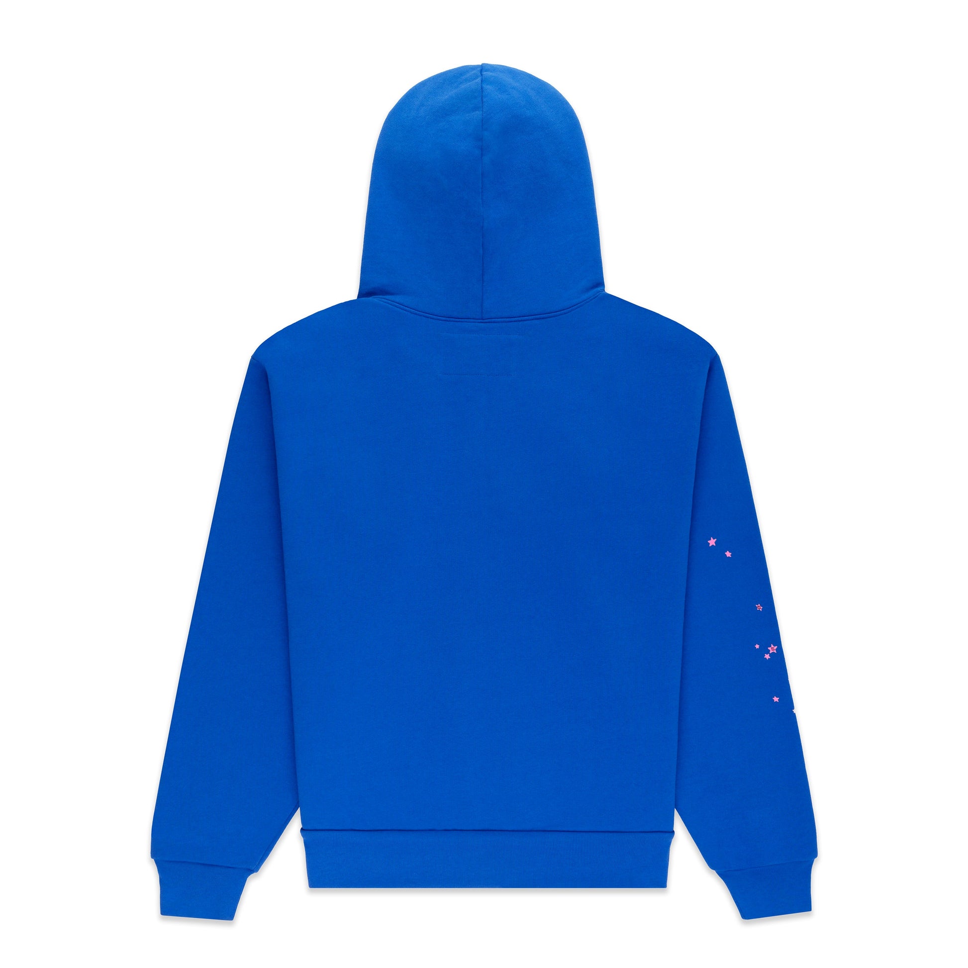 SP5DER Angel Number Hoodie – Blue - Back View