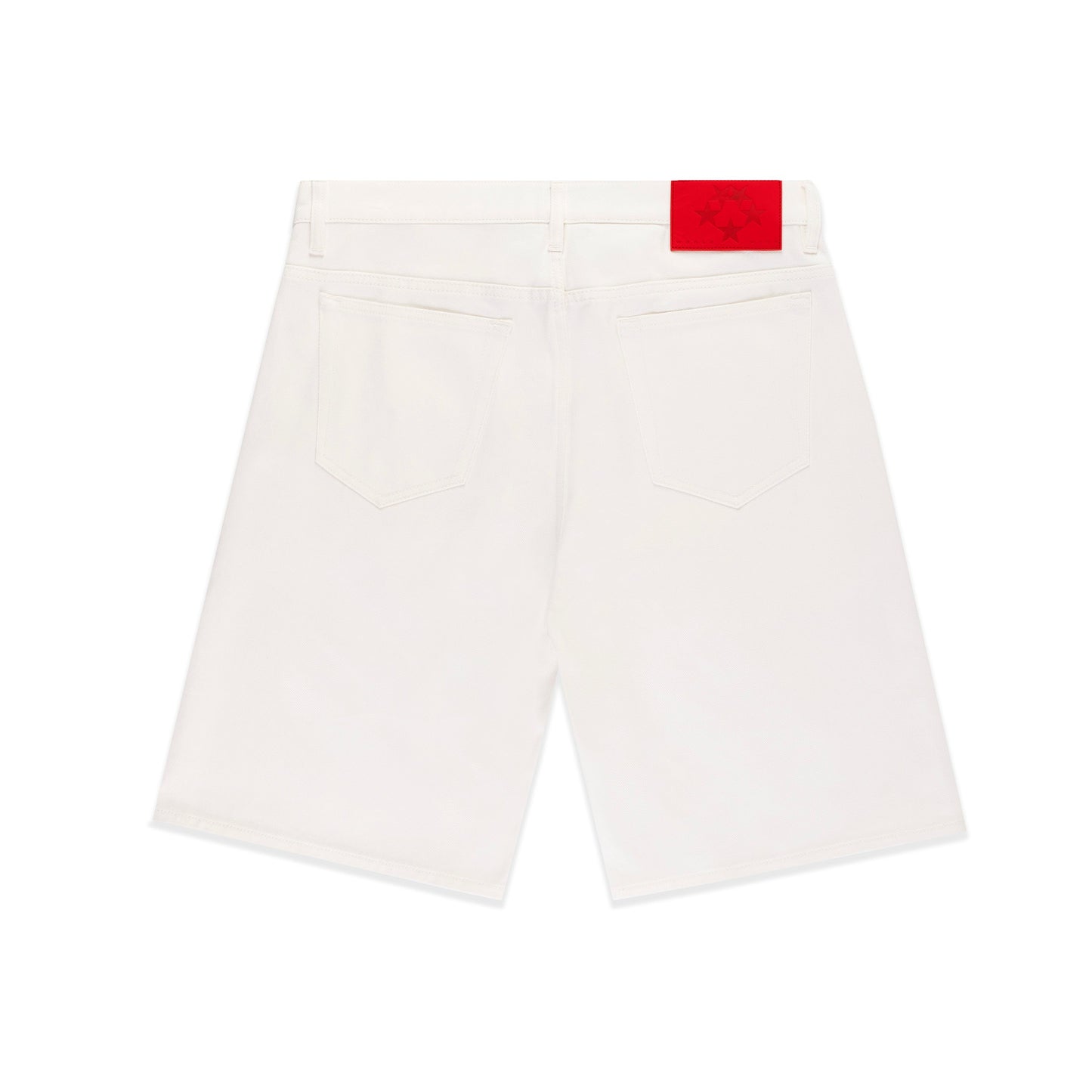 SP5DER V3 Logo Denim Short in White