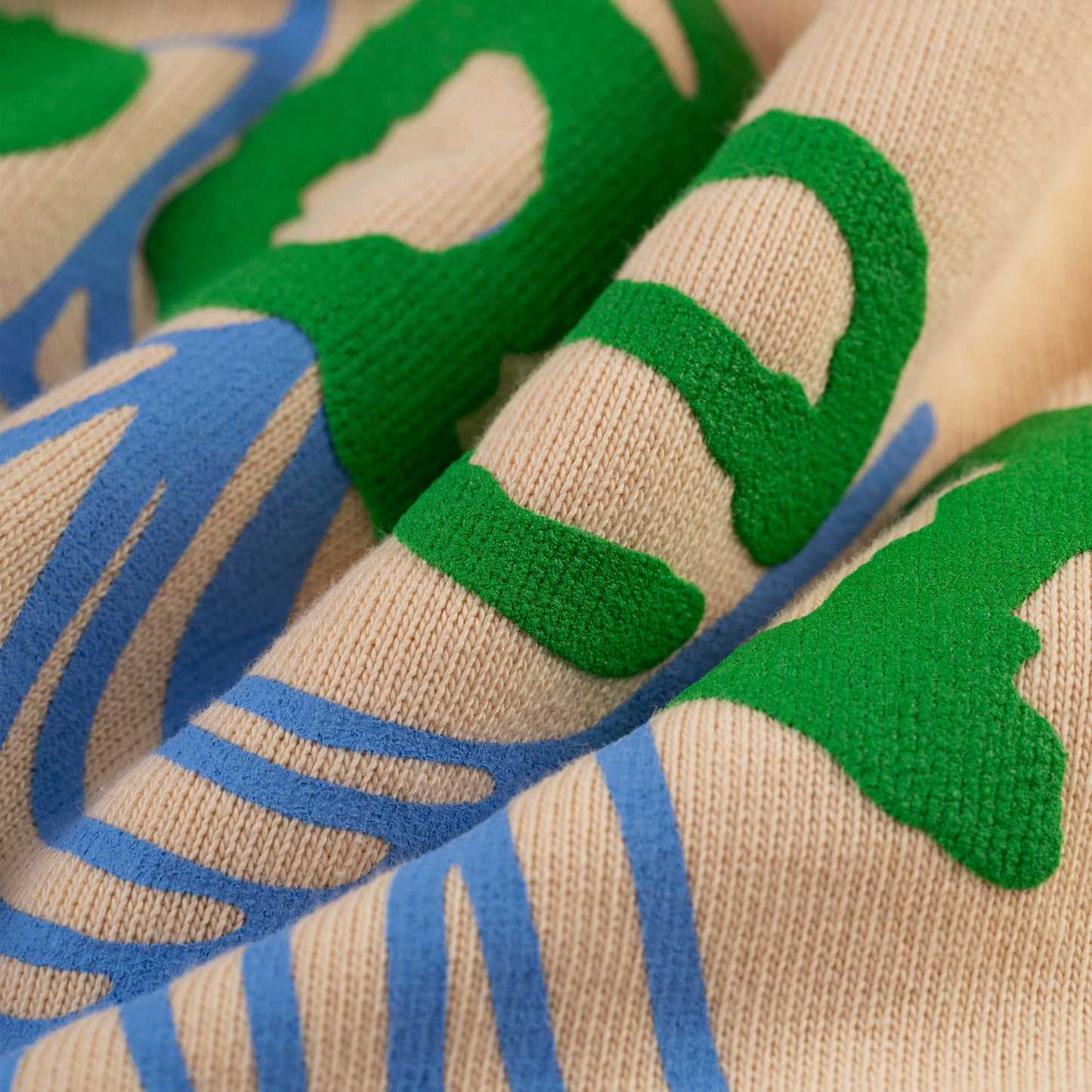 SP5DER OG Web V2 Hoodie - Cream - Detail View 3