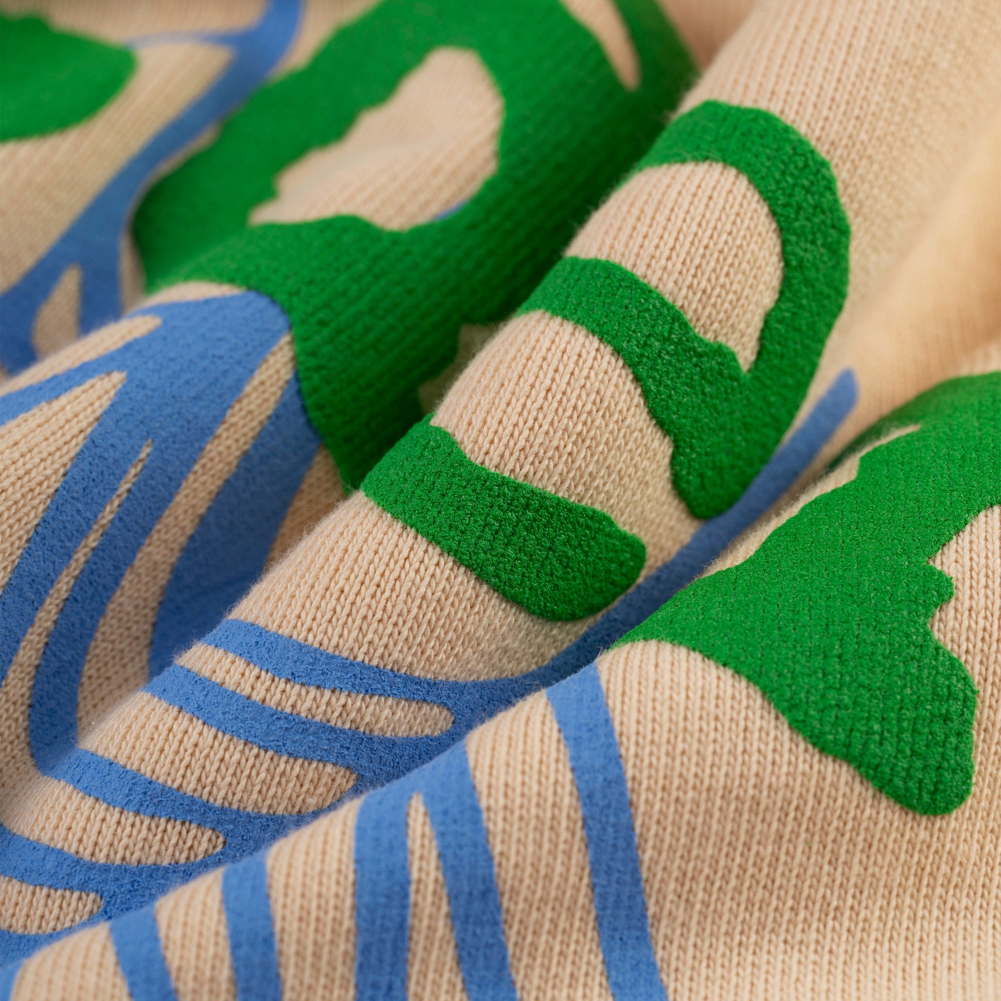 SP5DER OG Web V2 Hoodie - Cream - Detail View 3