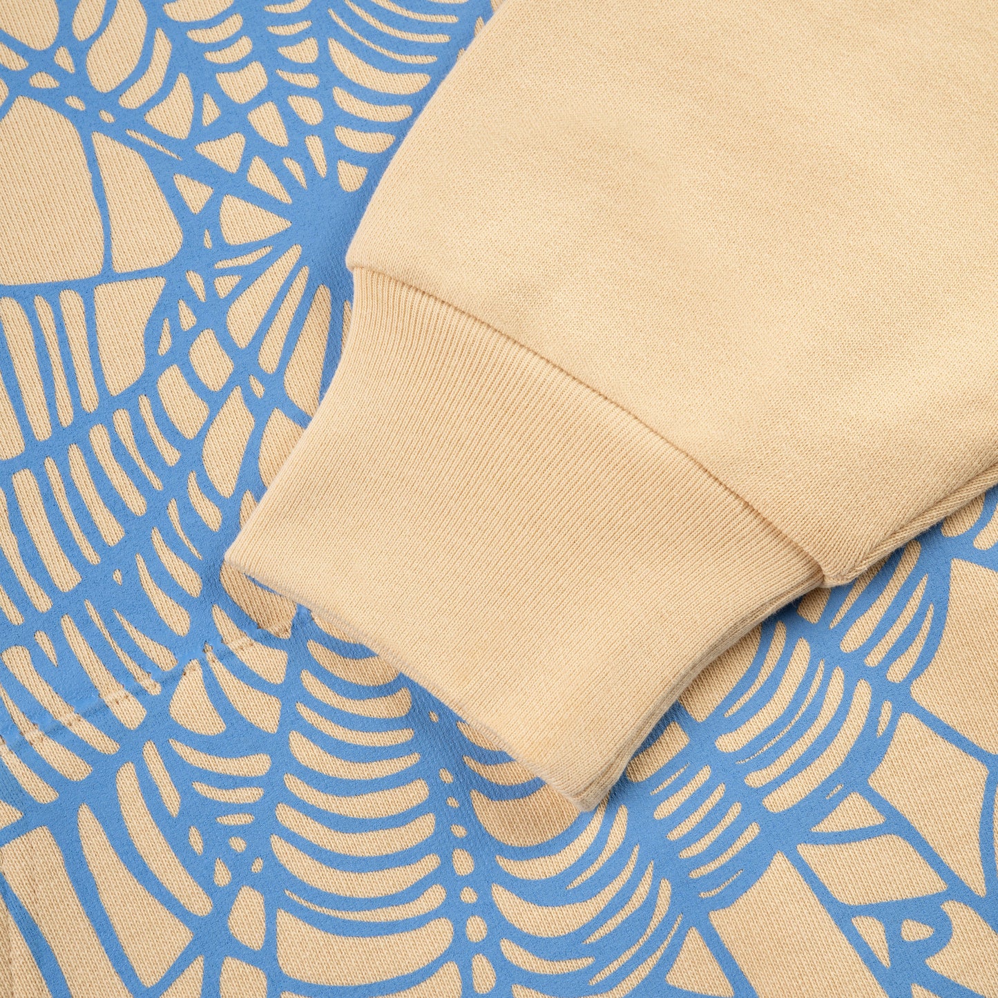SP5DER OG Web V2 Hoodie - Cream - Detail View 2