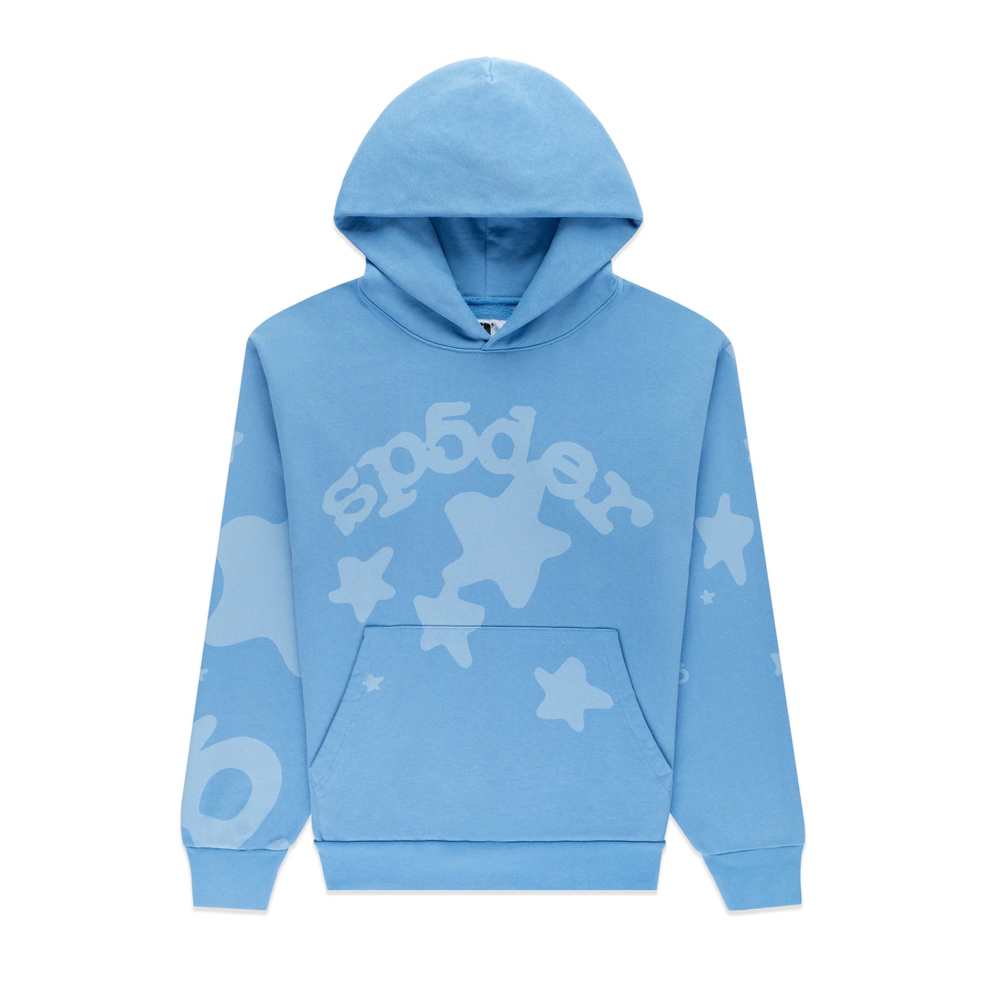 SP5DER Beluga V2 Hoodie – Blue - Front View