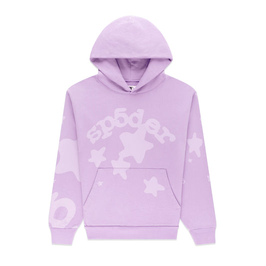 SP5DER Beluga V2 Hoodie – Purple - Front View