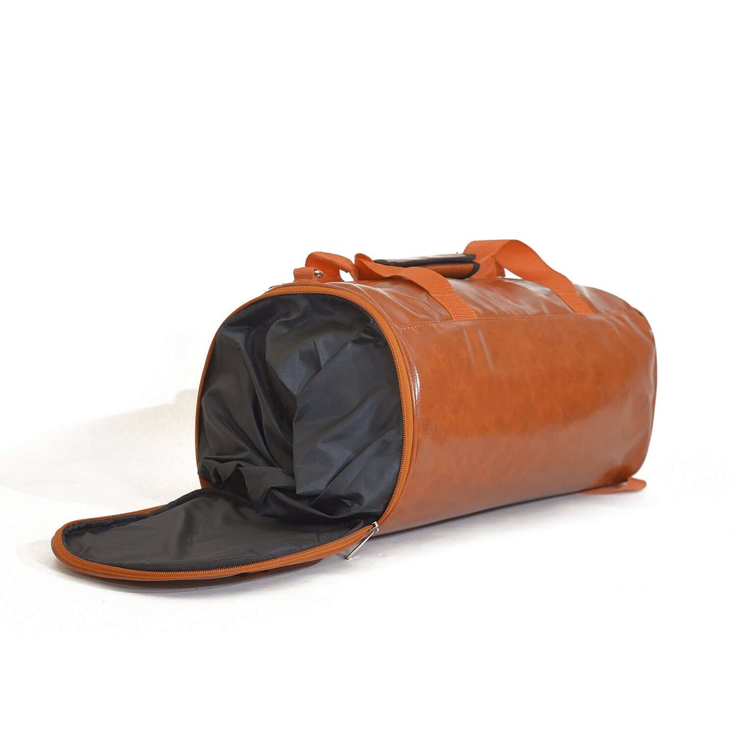 Bag It Zorro Duffel Bag - Brown Vegan Leather Travel Bag