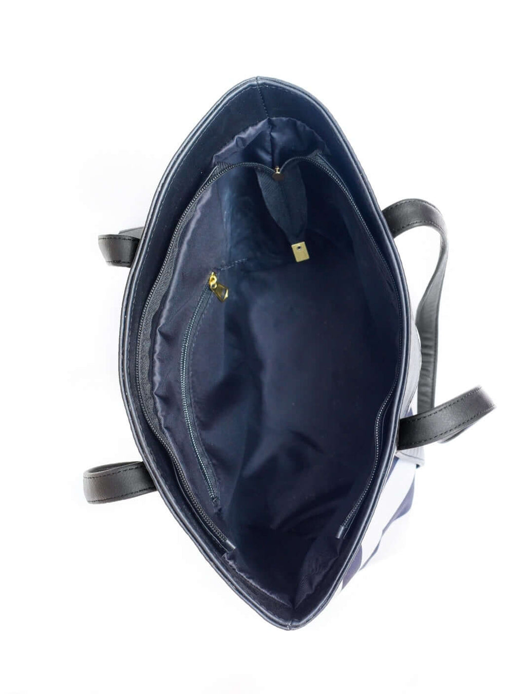 Bag It Canberra Tote and Shoulder Bag - Black Vegan Leather