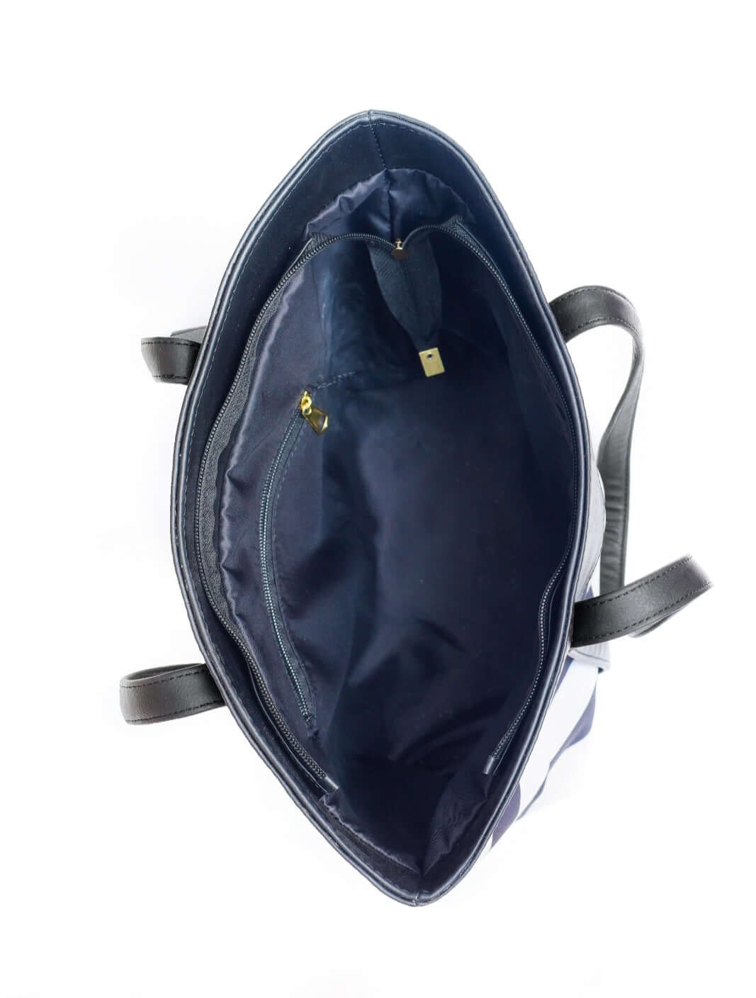 Bag It Canberra Tote and Shoulder Bag - Black Vegan Leather