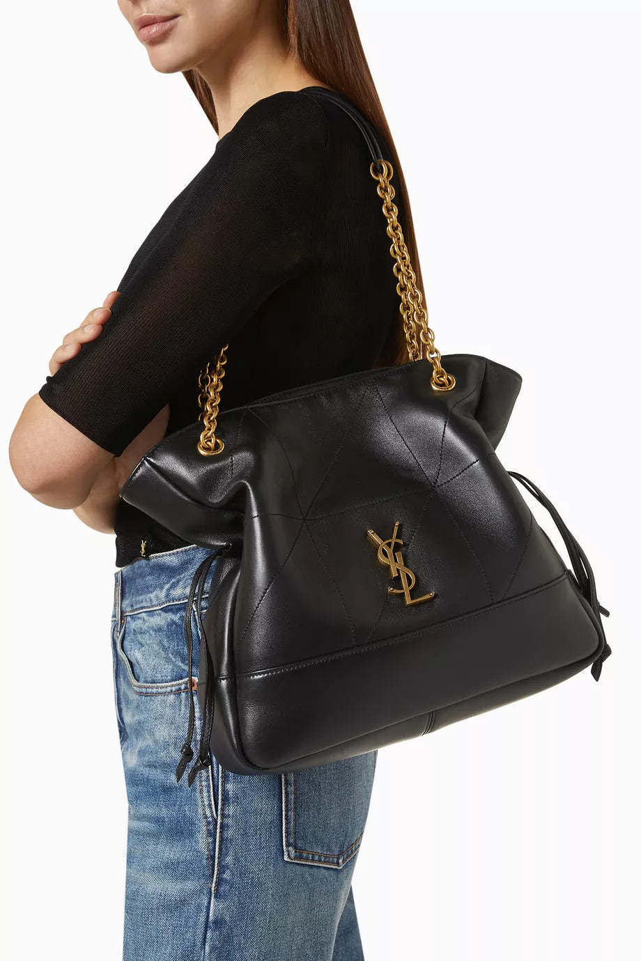 Saint Laurent Jamie Small bag in Black - front view