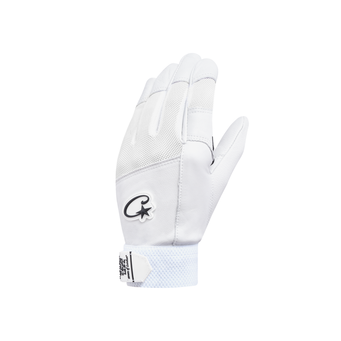 Corteiz Leather Gloves - White