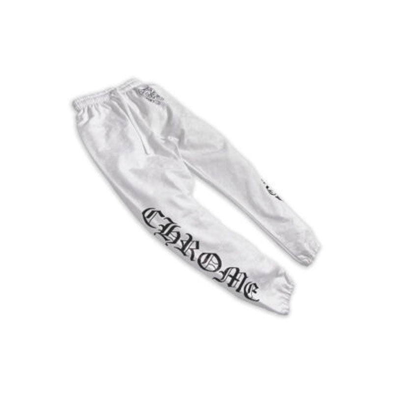 Chrome Hearts Plus Cross All Over Print Sweatpants in White