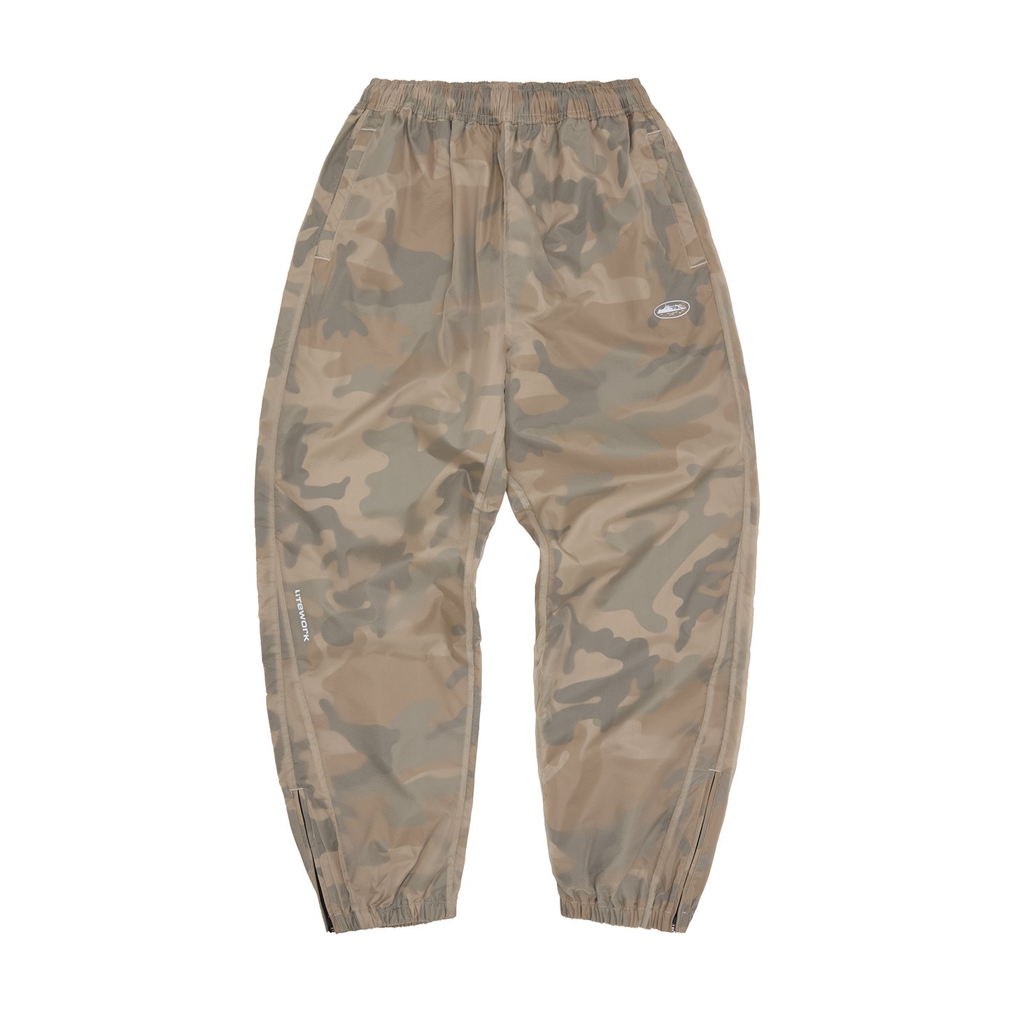 Corteiz Dual-Layer Litework Pants – Desert Camo
