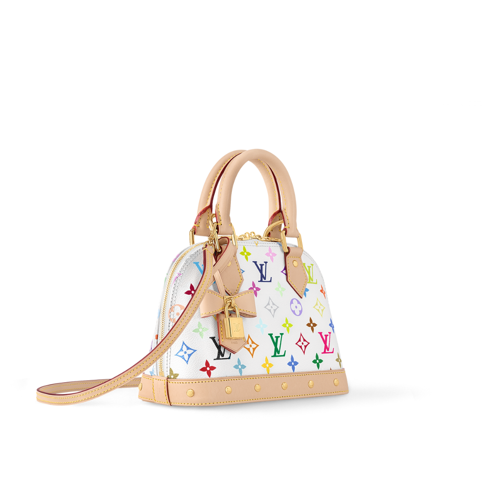 Louis Vuitton x Takashi Murakami Alma BB Multicolor Monogram Canvas M13078