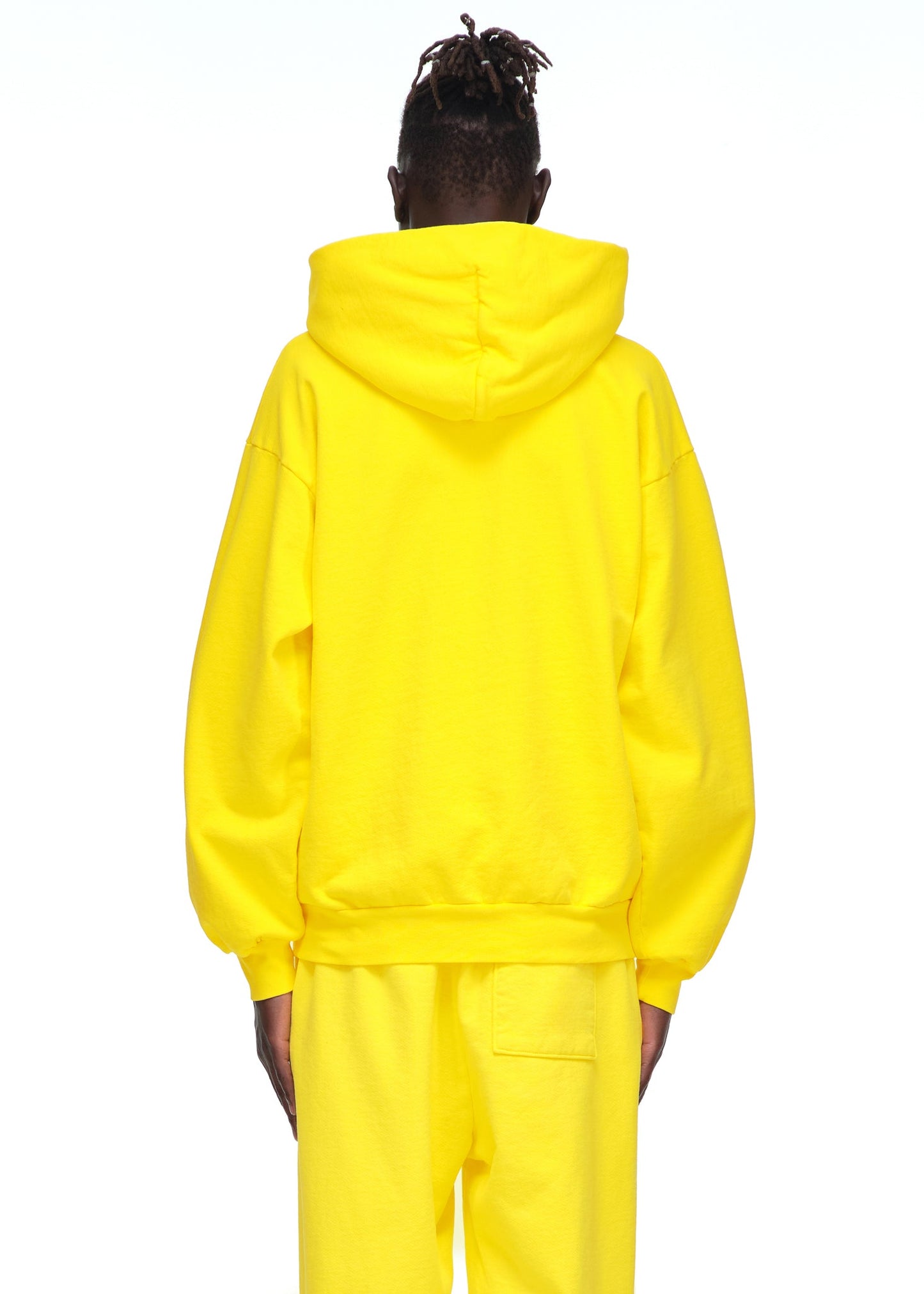 SP5DER Legacy Hoodie – Yellow - Detail View 8