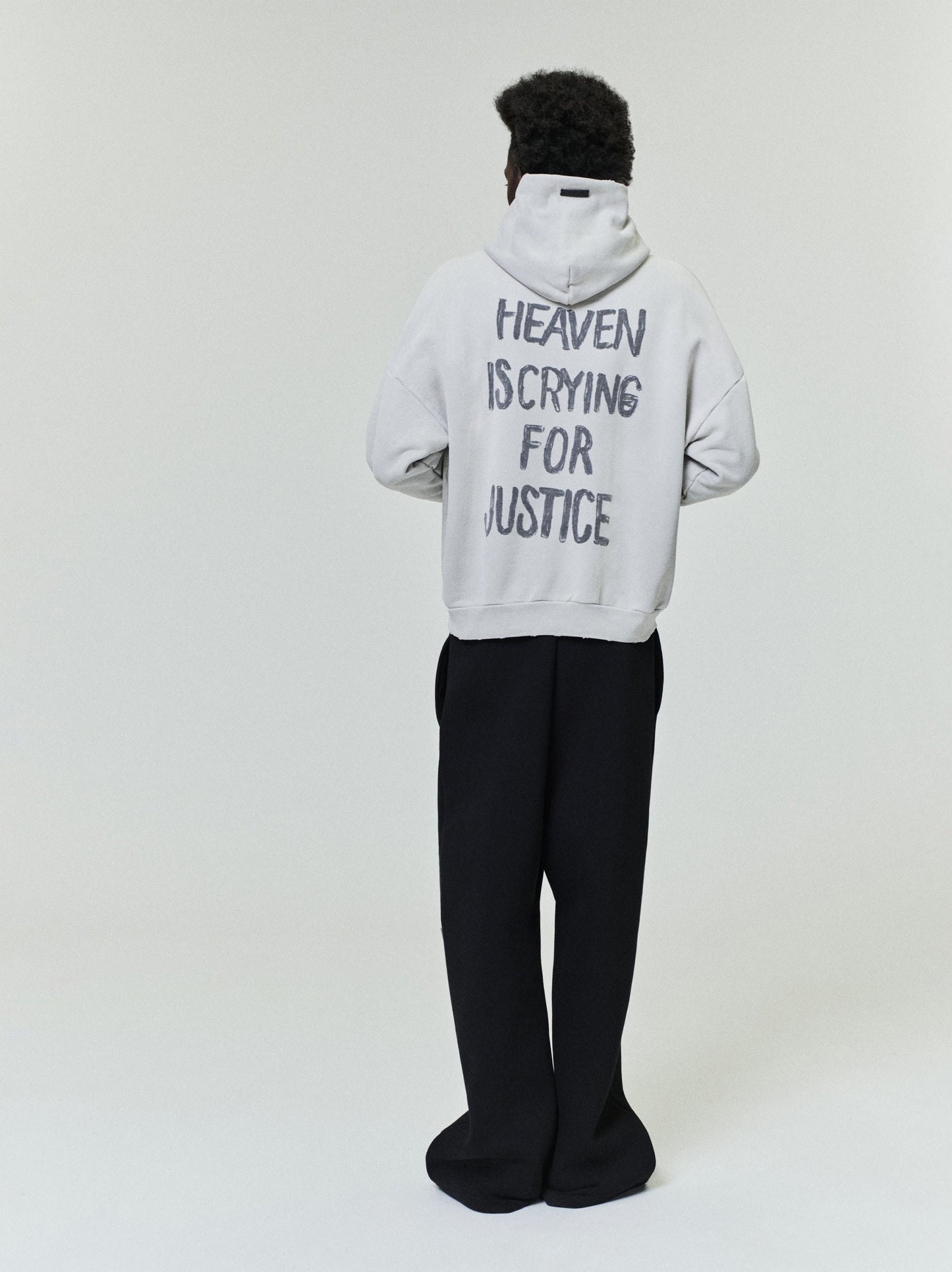 Fear of God Heaven Hoodie – Flint, Men's Cotton Fleece Pullover