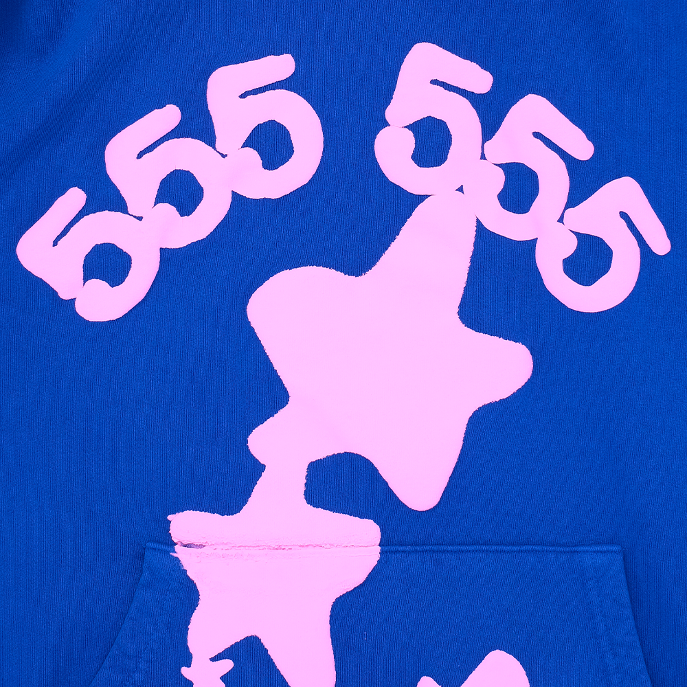 SP5DER Beluga Hoodie – Blue - Detail View 1