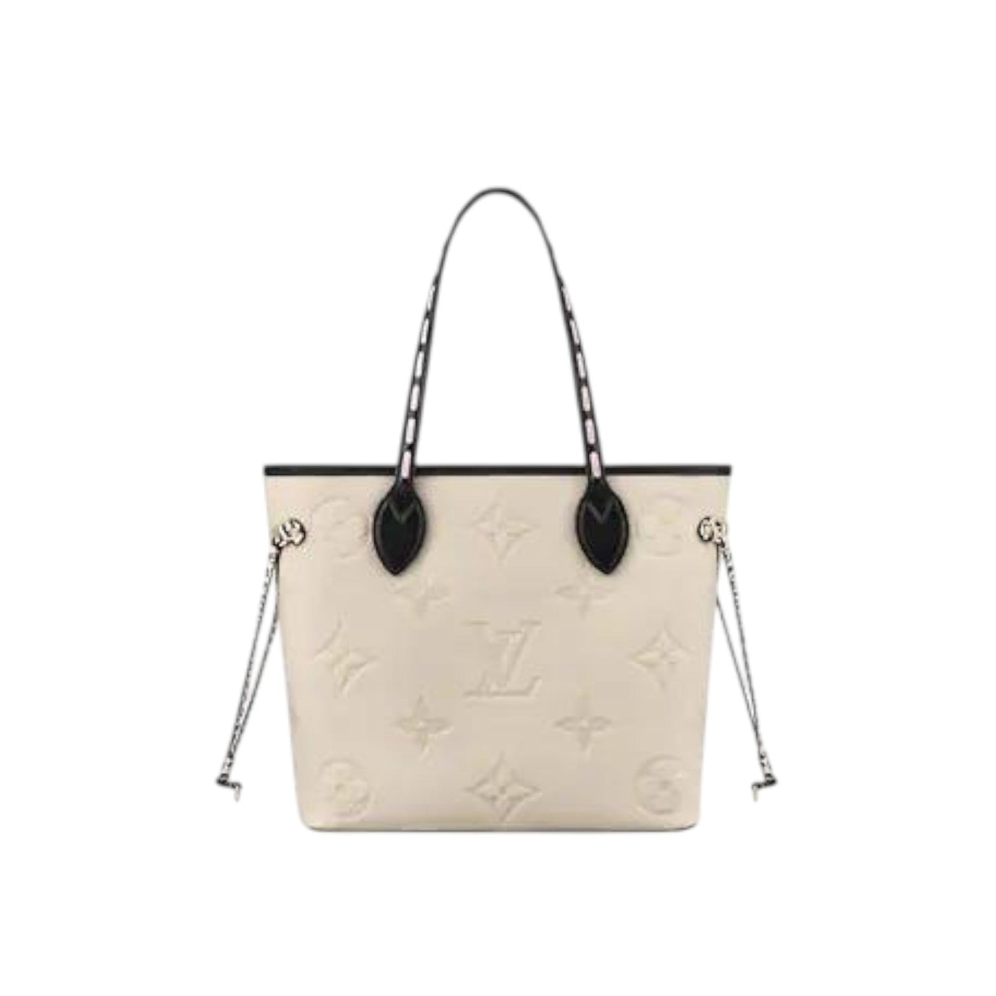 Louis Vuitton Neverfull MM Embossed Supple Grained Cowhide Leather