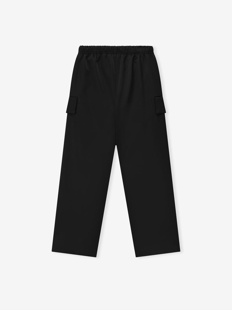 Men's Black Bonded Satin Field Pant